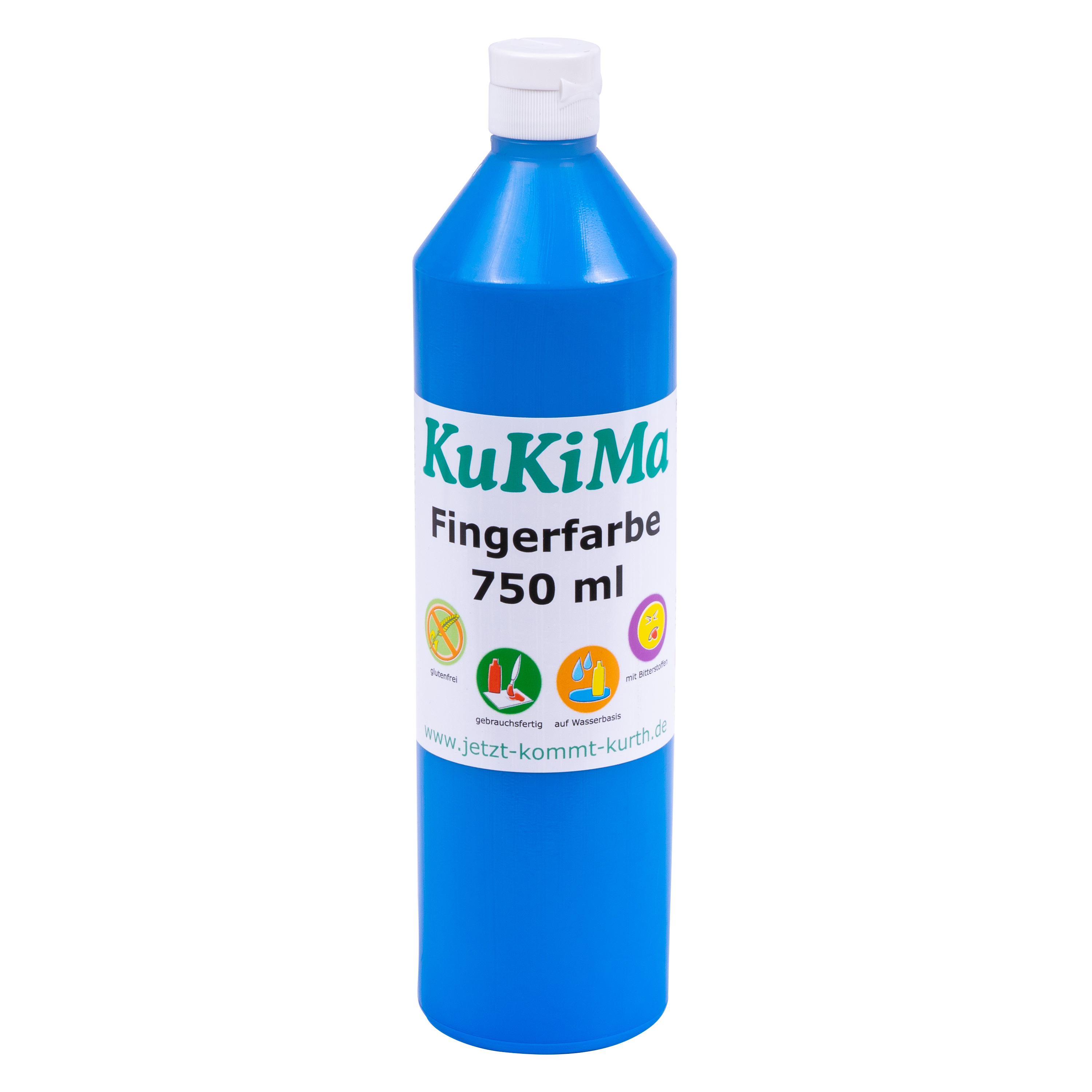 KuKiMa Fingerfarbe 750 ml, blau
