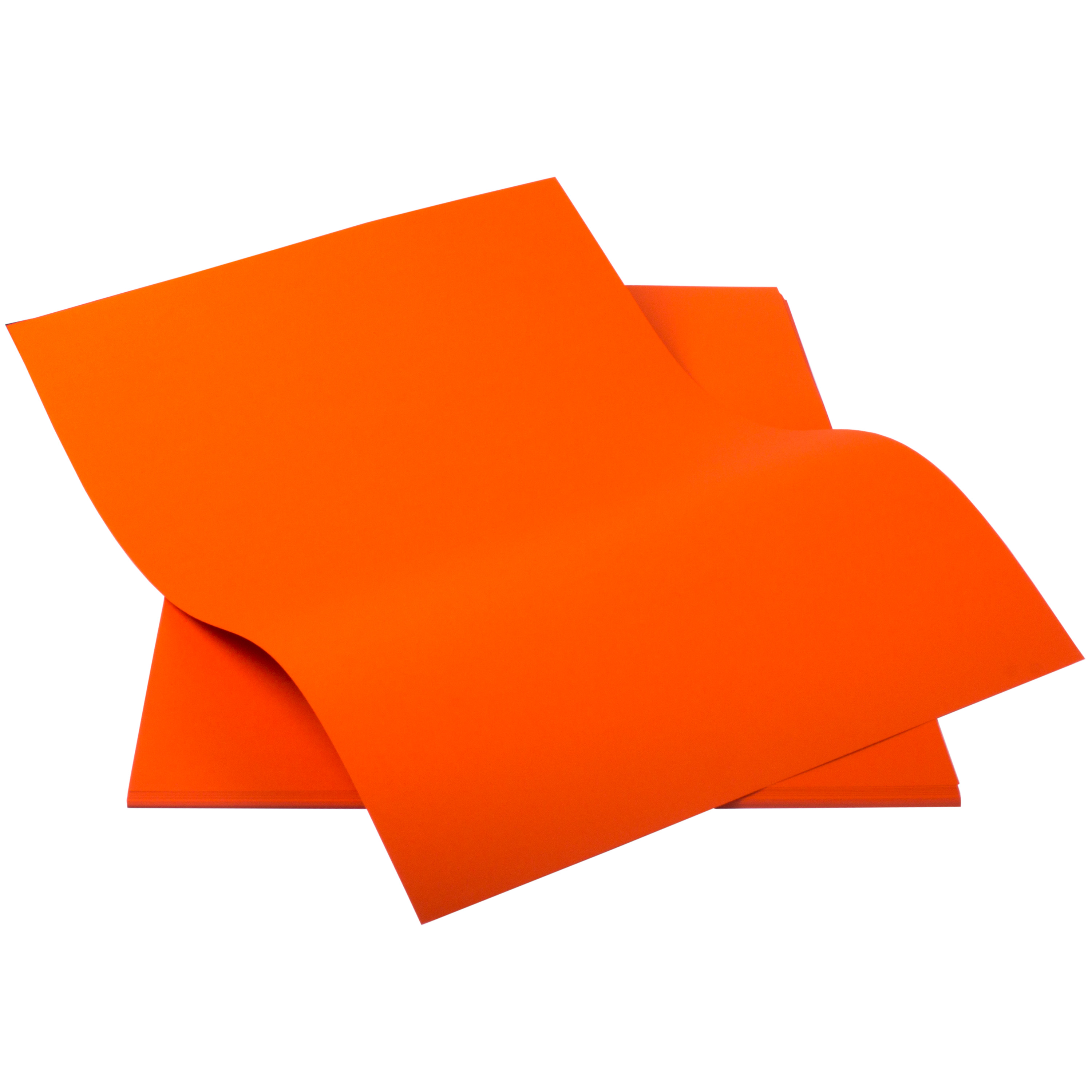Tonpapier 130 g, orange, 50 x 70 cm