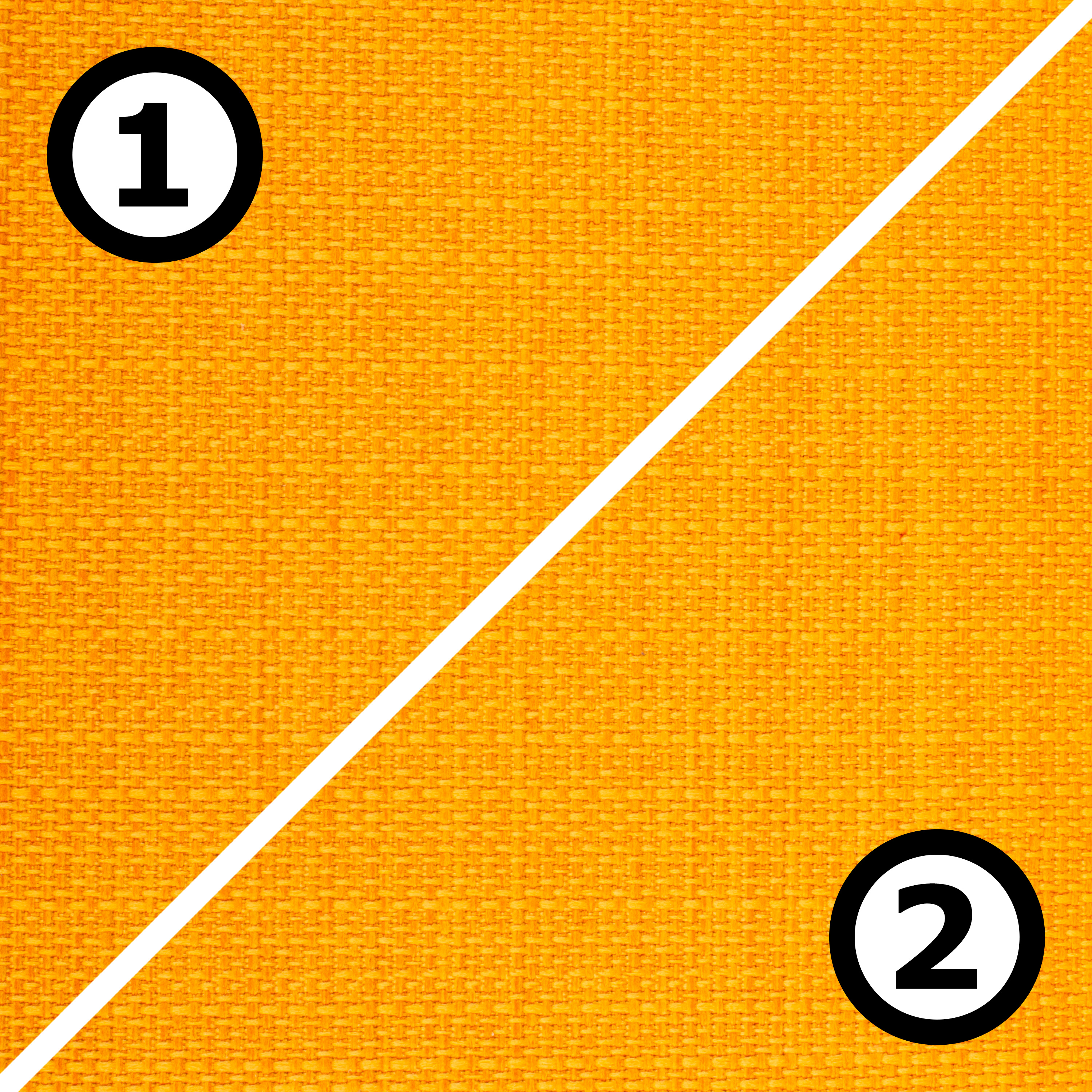 Kuschelpolster 'Quadrat 160' CanvasBione gelb