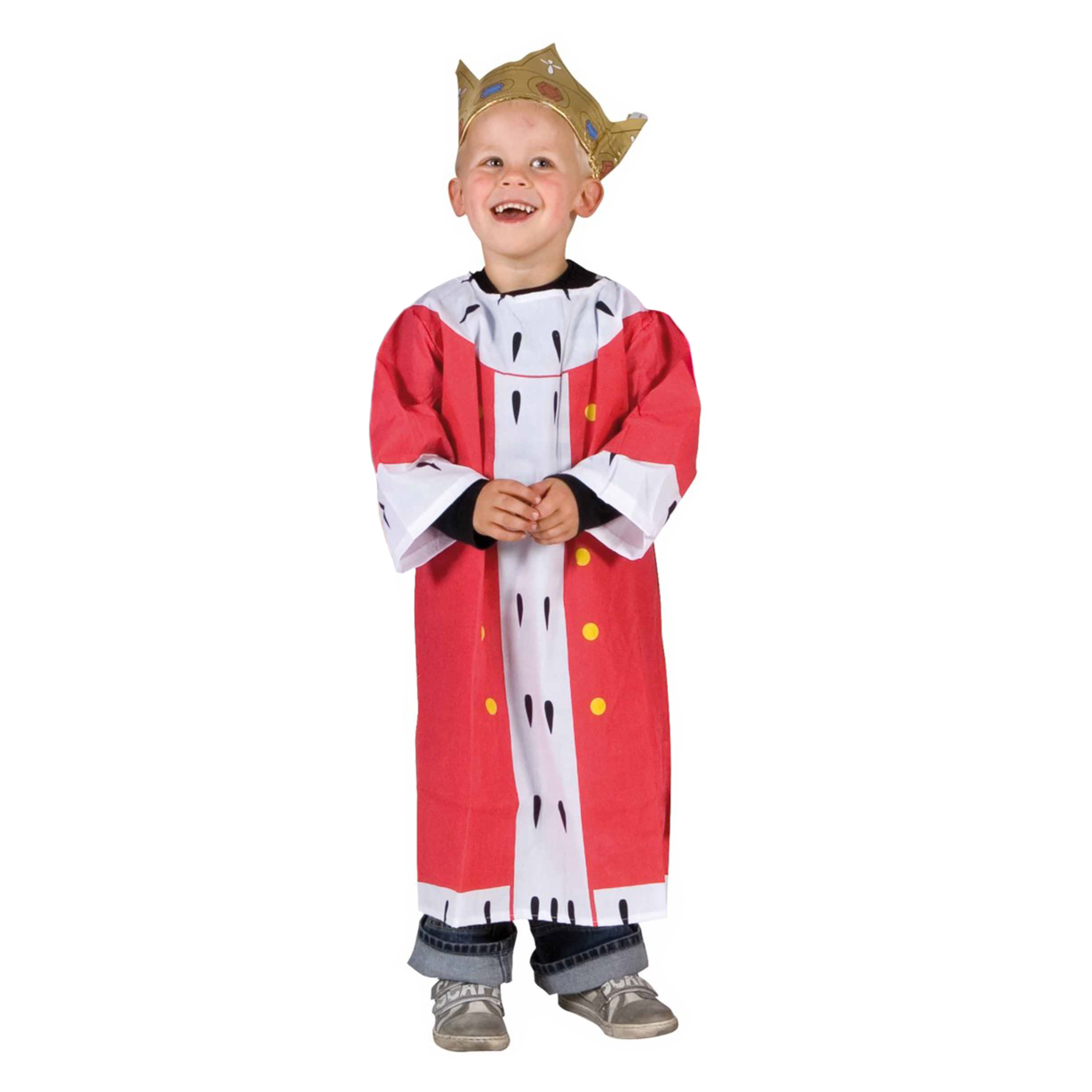 Kostüm 'König' mit Krone
