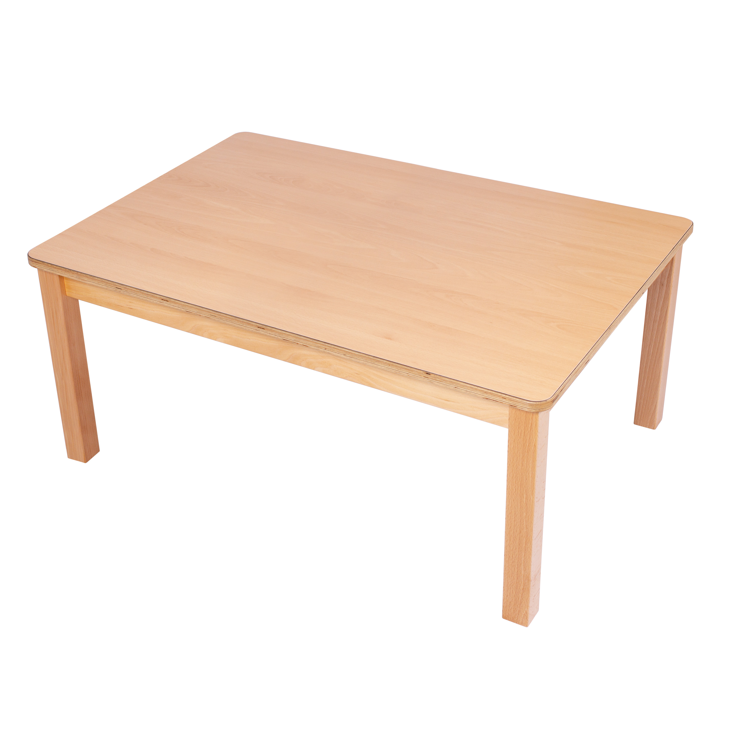 U3-Rechteck-Tisch 120 x 60 cm, Ecken gerundet, H: 40 cm