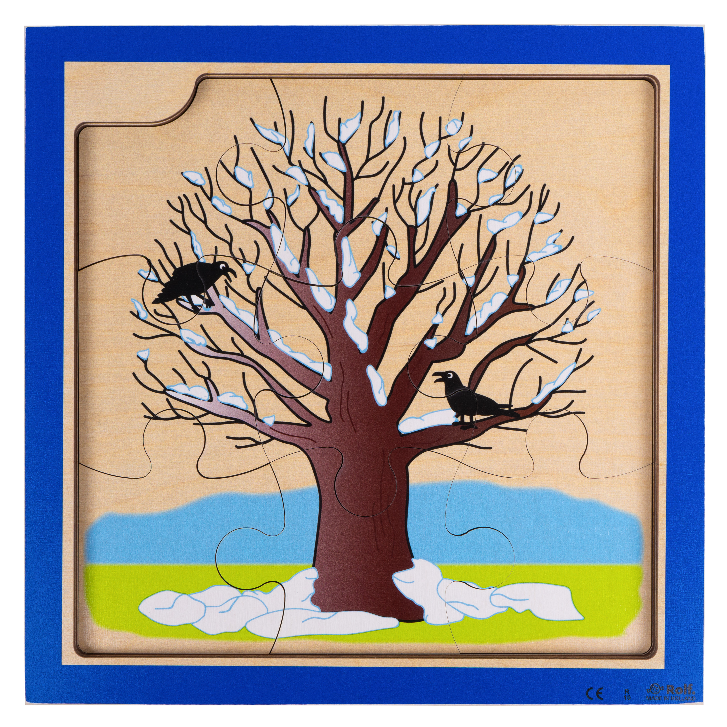 Lagen-Puzzle 'Jahreszeiten Baum'