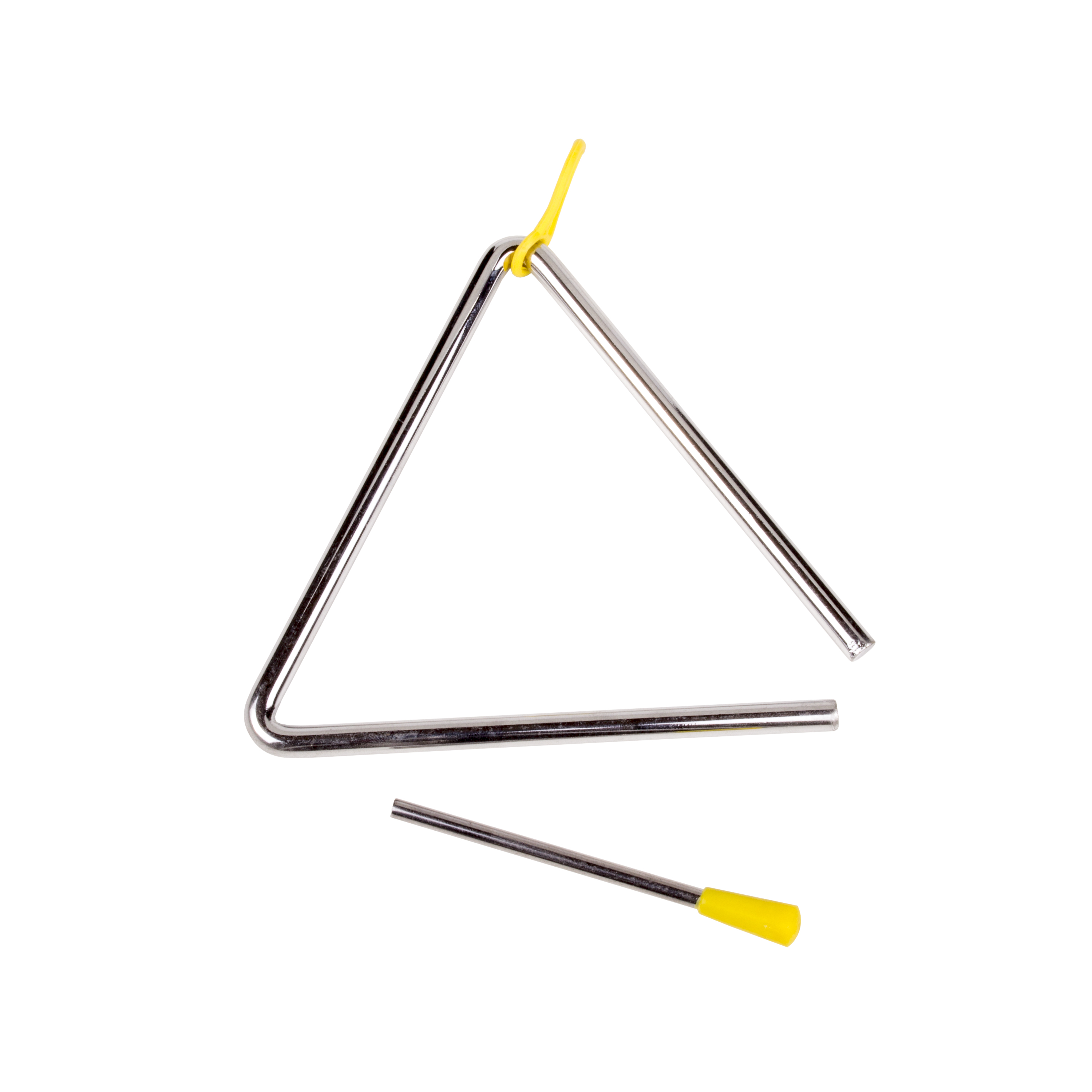 Triangel 15 cm XDrum mit Schlägel Früherziehung Musikinstrument Stahl Kinder 
