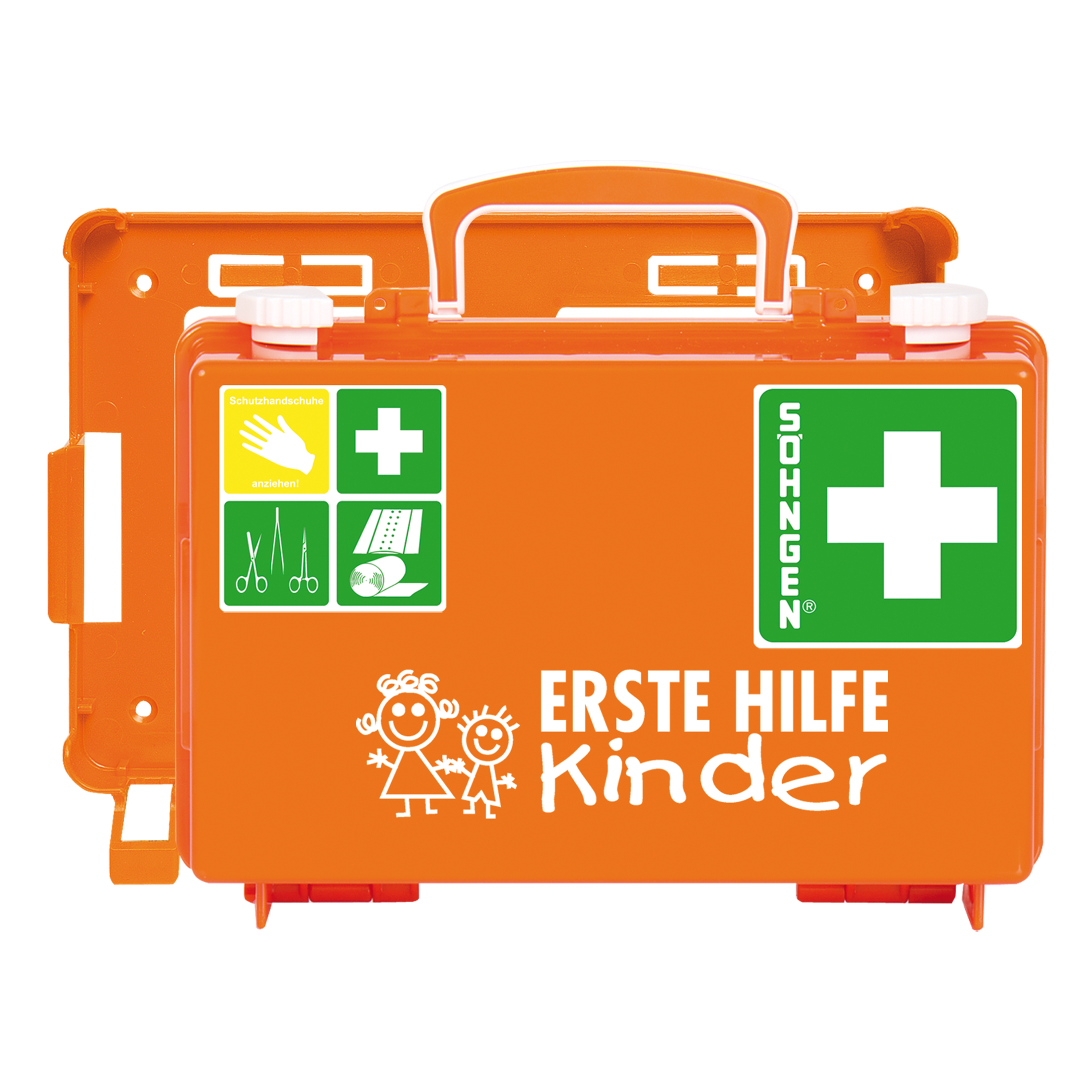 Erste-Hilfe-Koffer 'Kindergarten', mit Wandhalterung