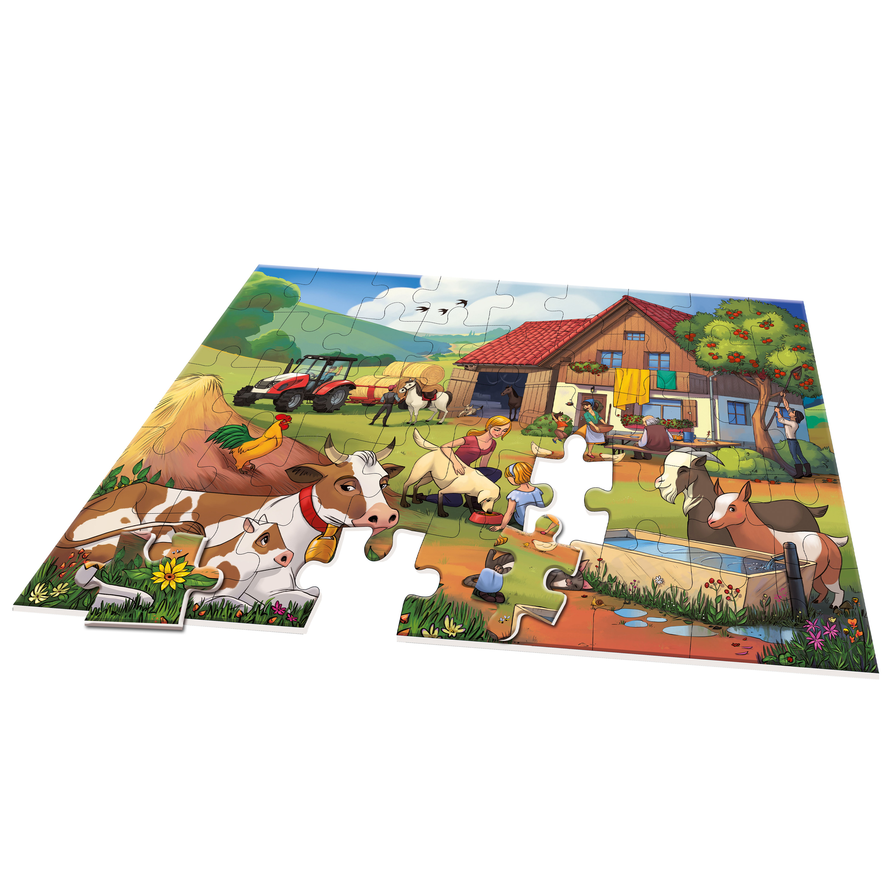 XXL-Puzzle 'Urlaub auf dem Bauernhof'