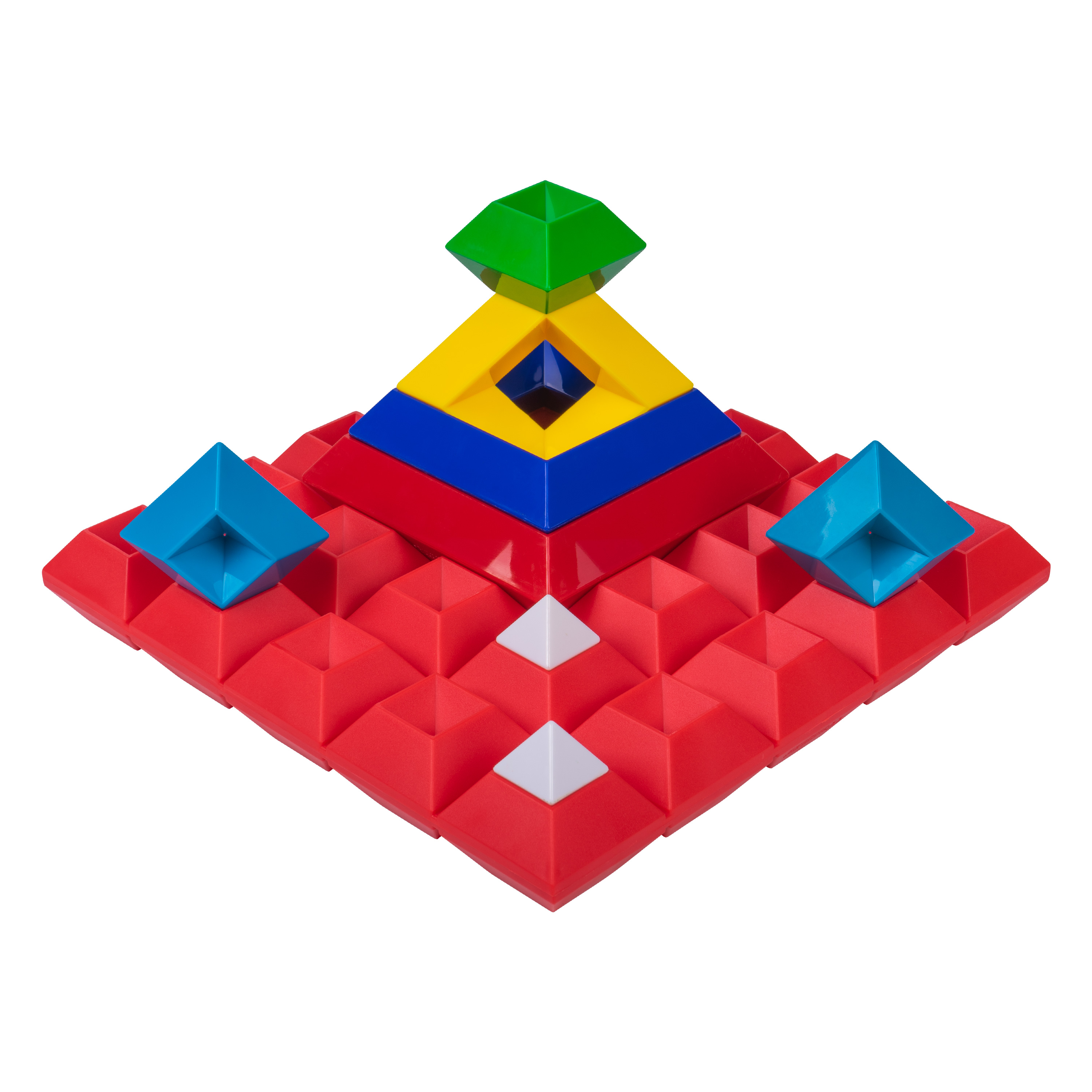 Legeplatte für Regenbogen-Pyramide