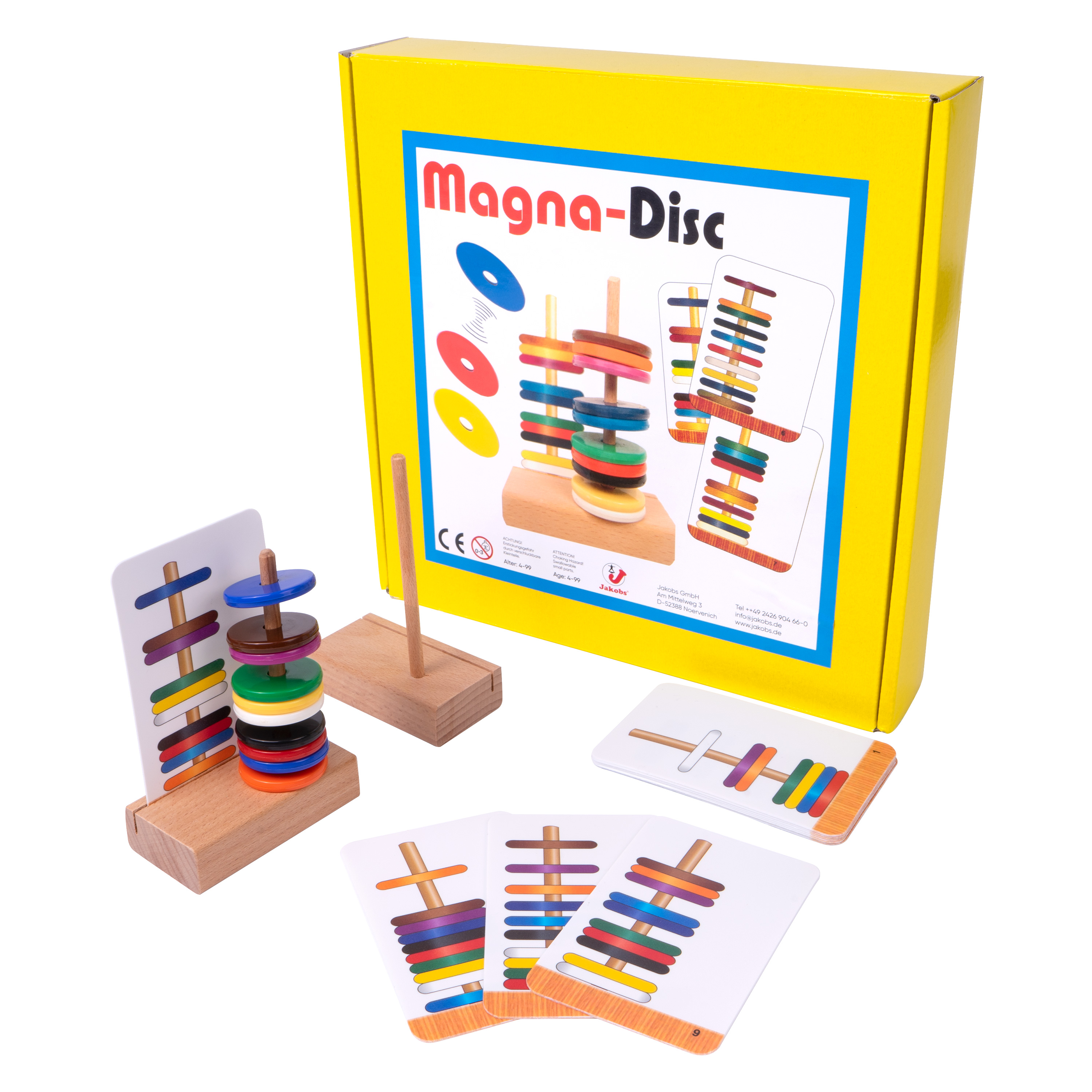 Magna Disc 1 mit Karten, 4er-Set