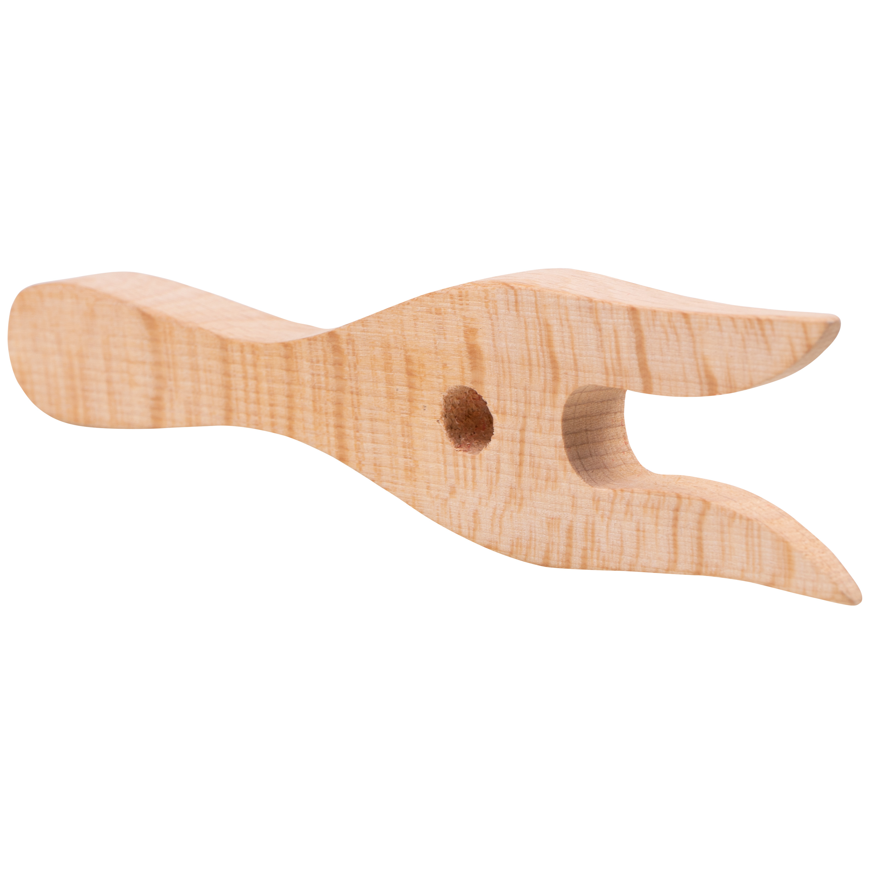 Strickgabel aus Holz, L: 16,5 cm