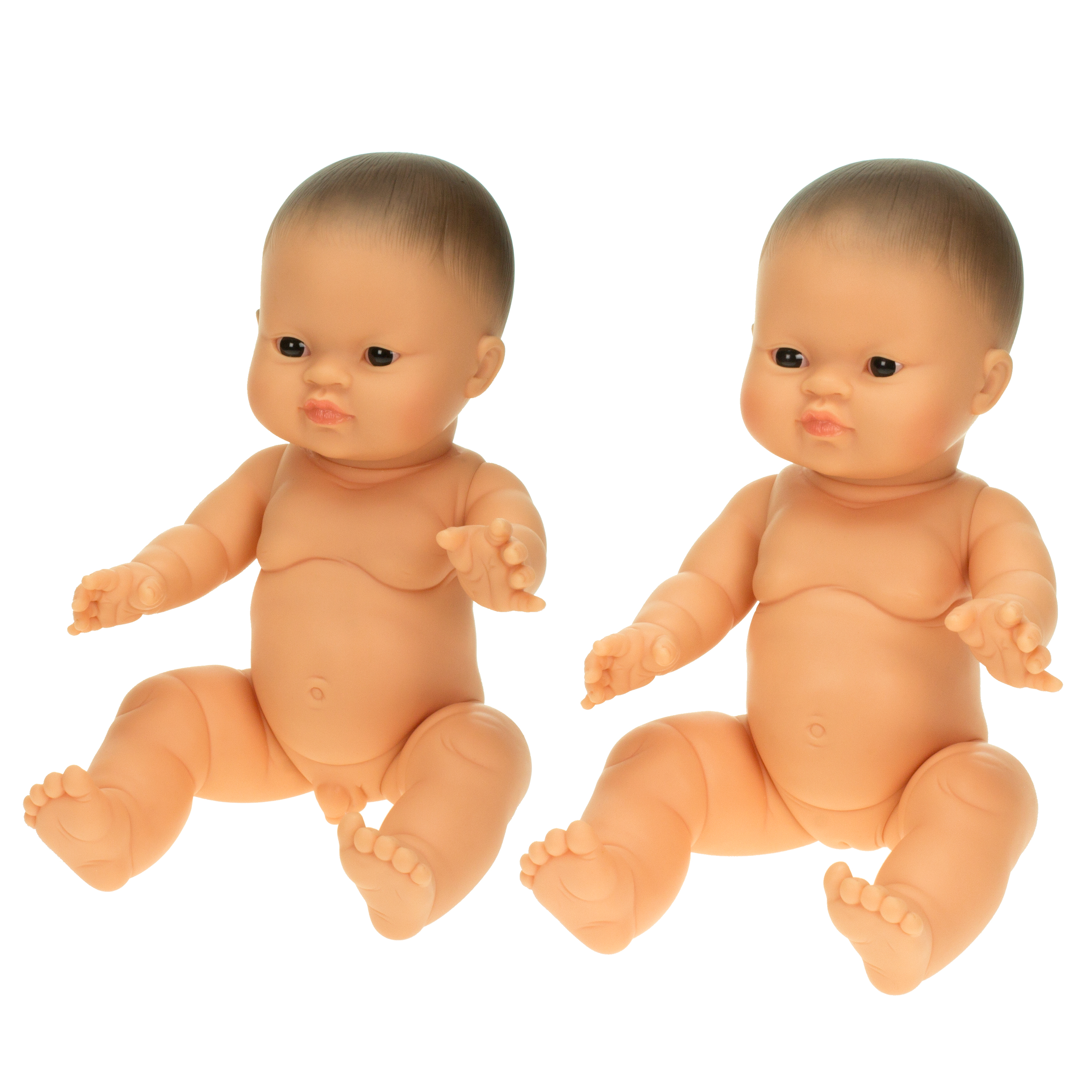 Babypuppe Mädchen + Junge 'Suri und Fudo', je 30 cm
