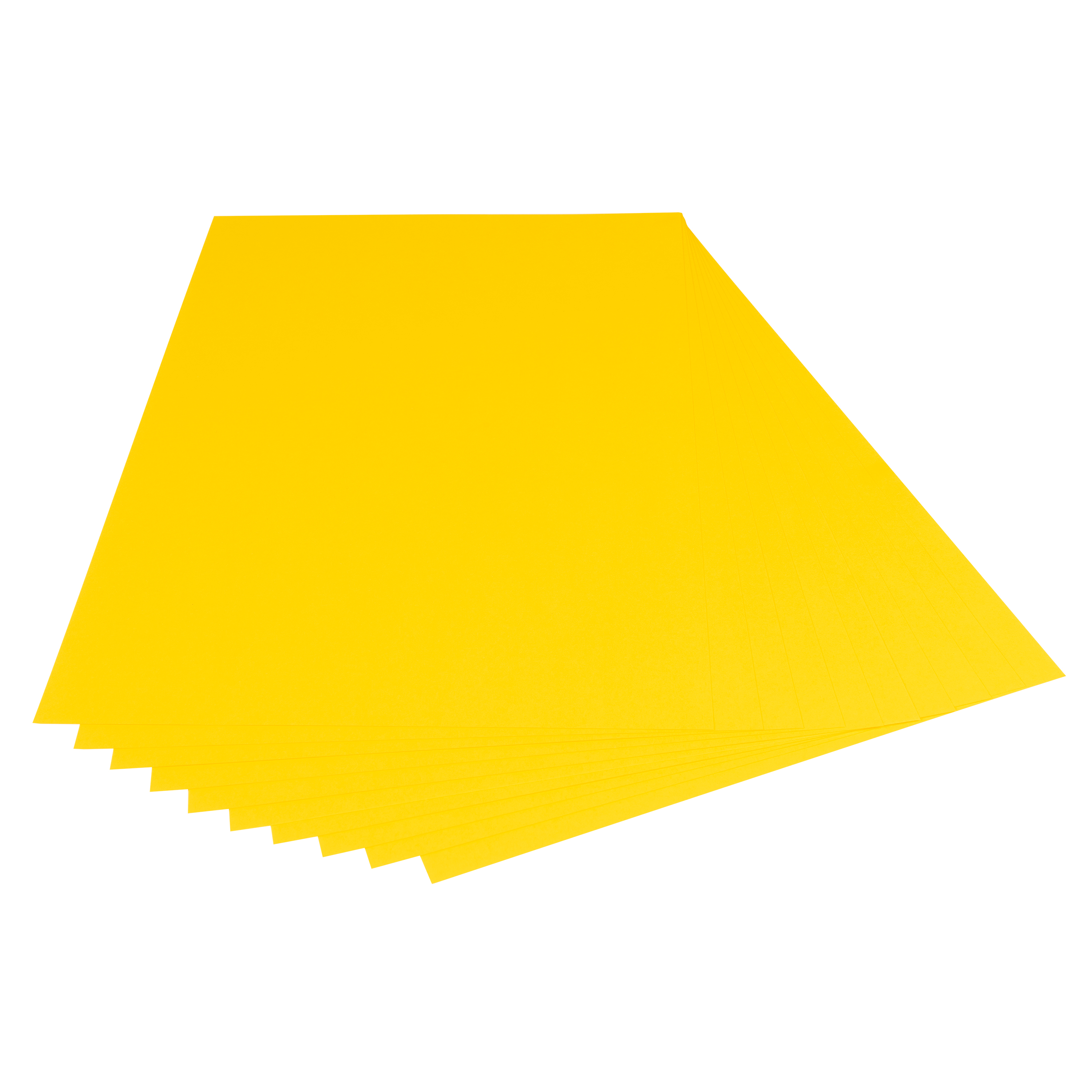 KuKiMa Bastelkarton gelb, 175 g/m², 50 x 70 cm