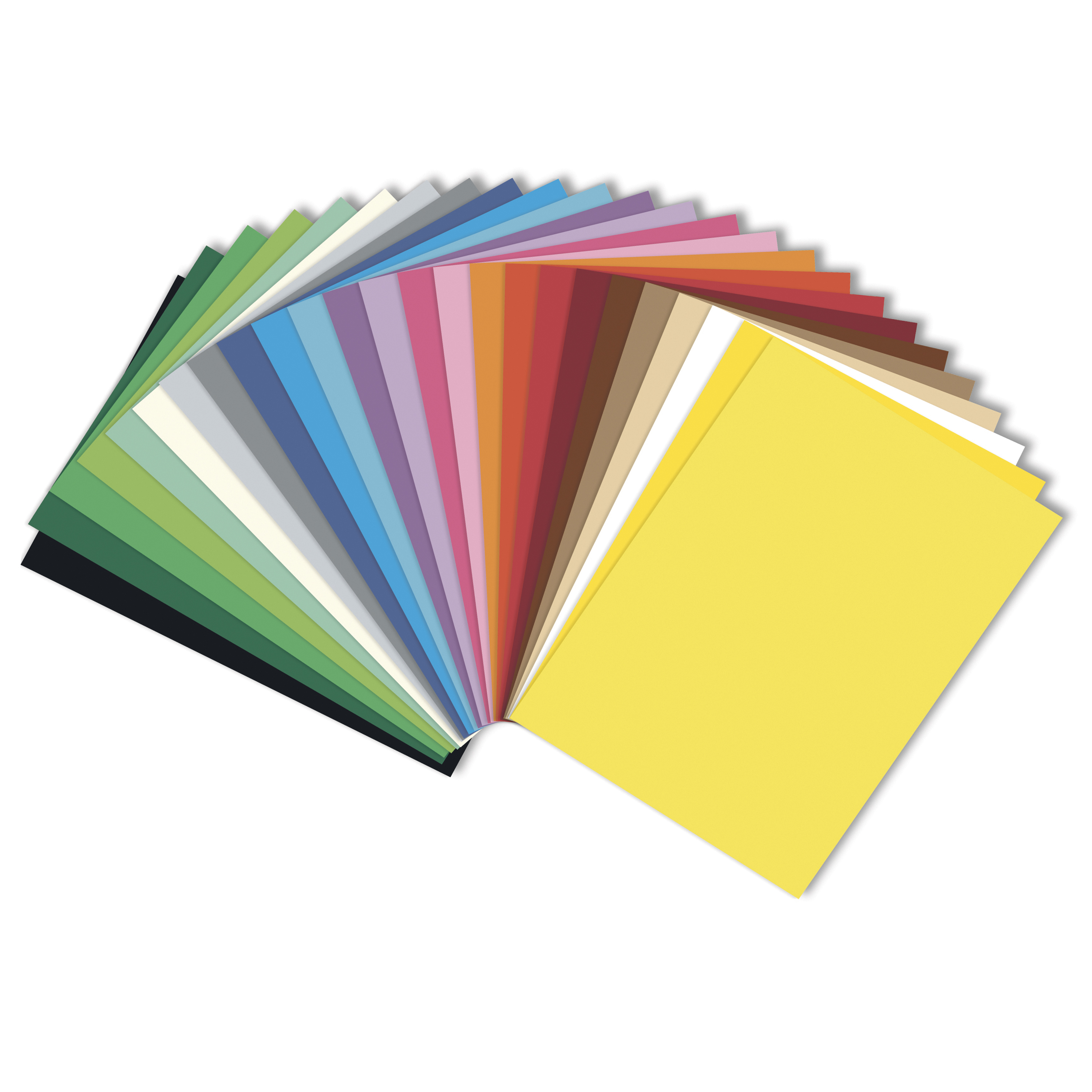 Tonkarton farbig sortiert, 220 g/m², DIN A4