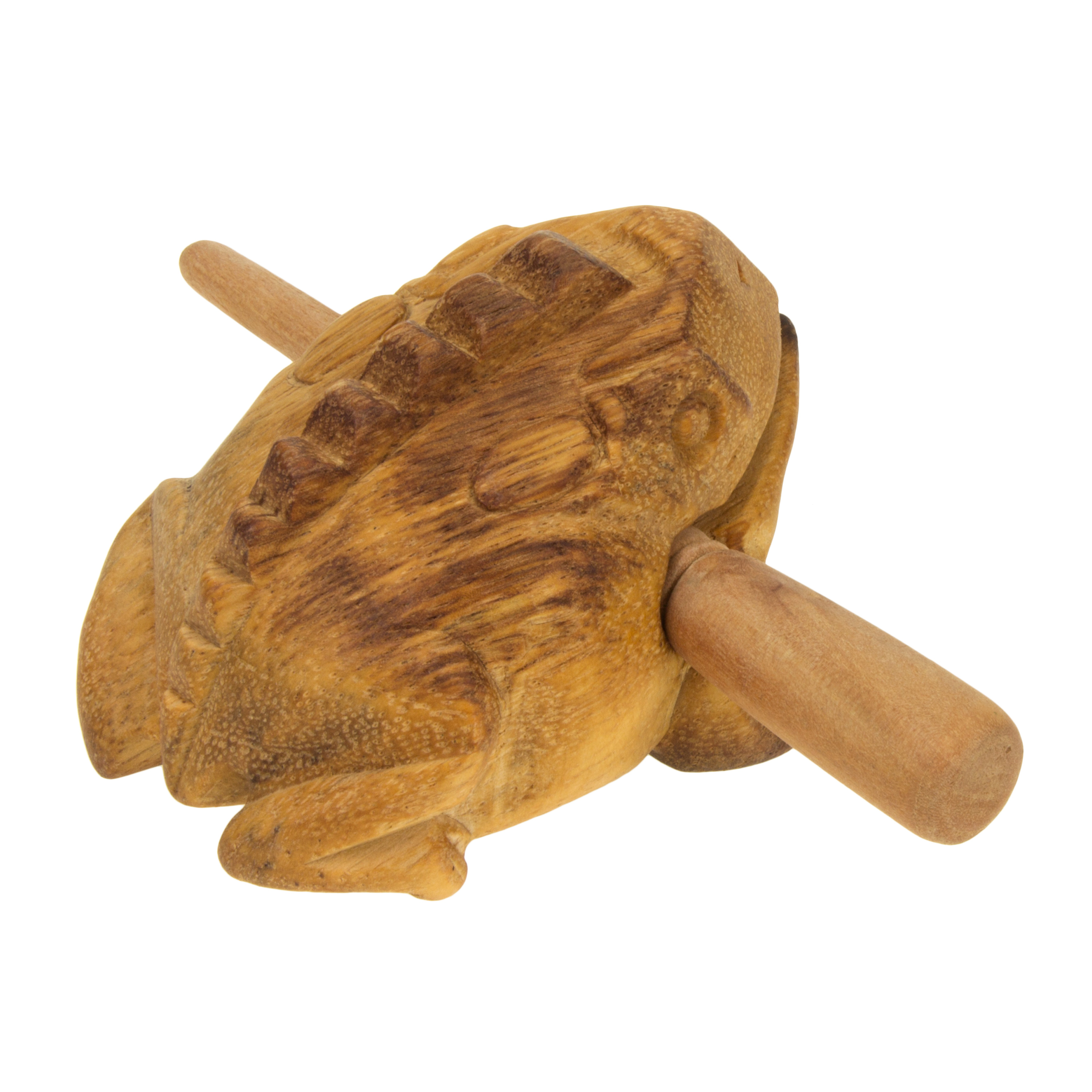 Kleiner Klangfrosch aus Holz, 9,5 cm