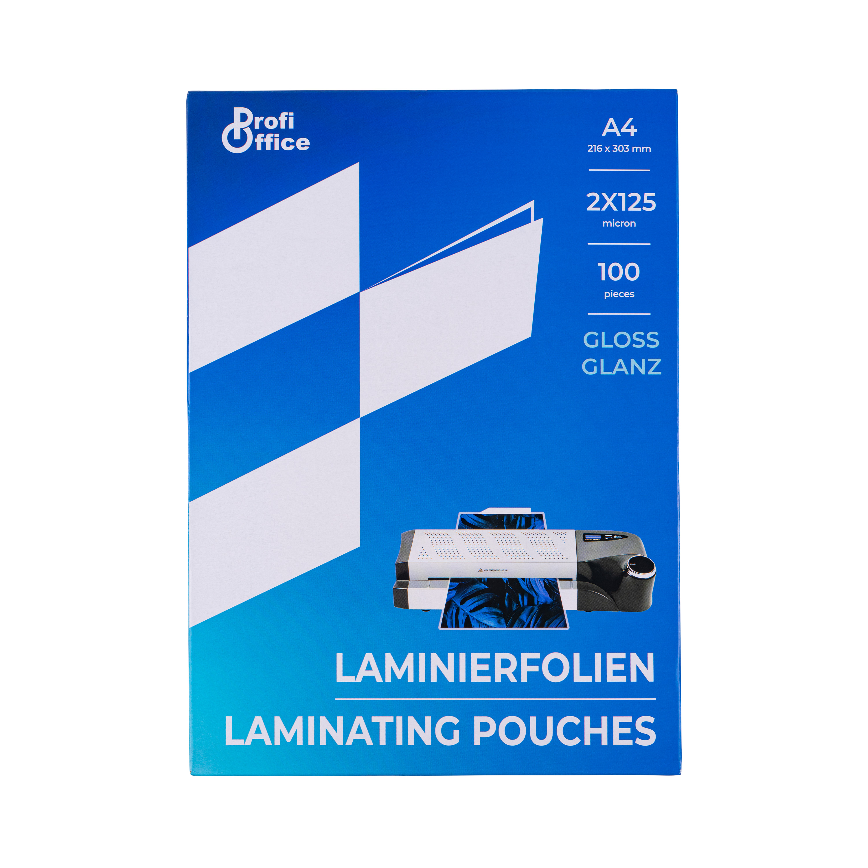 Laminierfolie 'DIN A4' 2x125 mikron