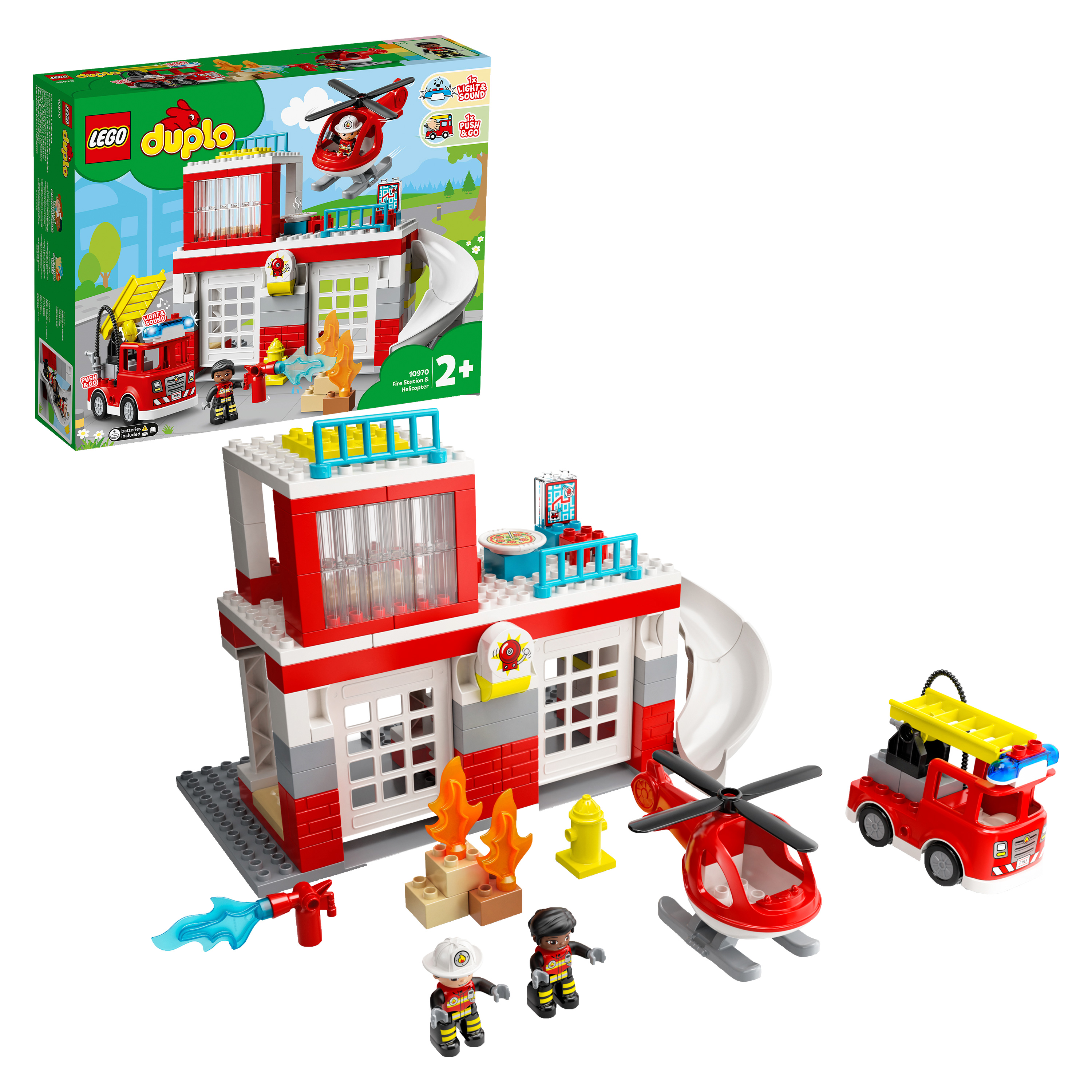 LEGO® DUPLO® Feuerwache mit Hubschrauber