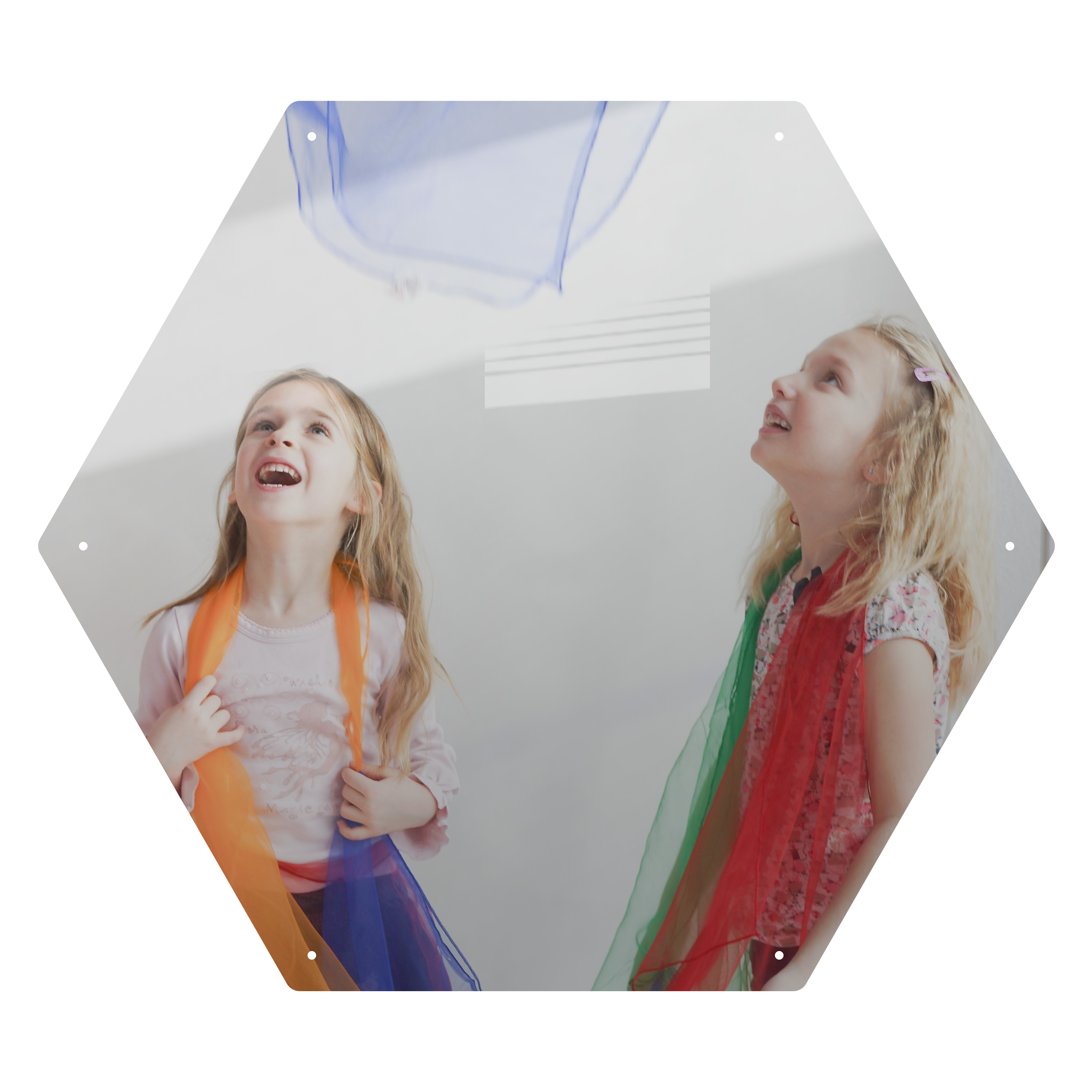 Kindersicherer Spiegel 'Hexagon', 50 x 57,8 cm