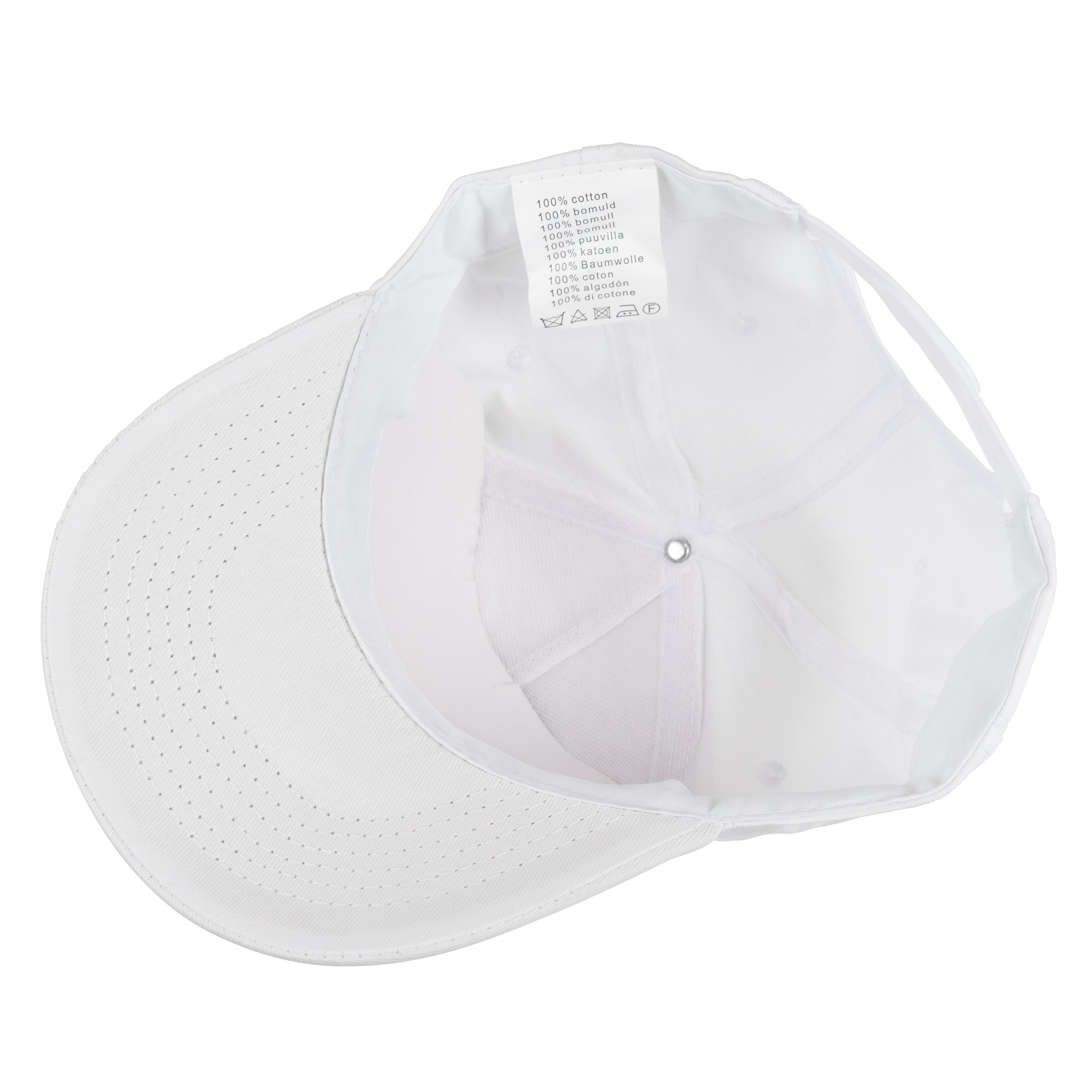 Baseball-Mütze blanko weiß 99577 – JKK Cap