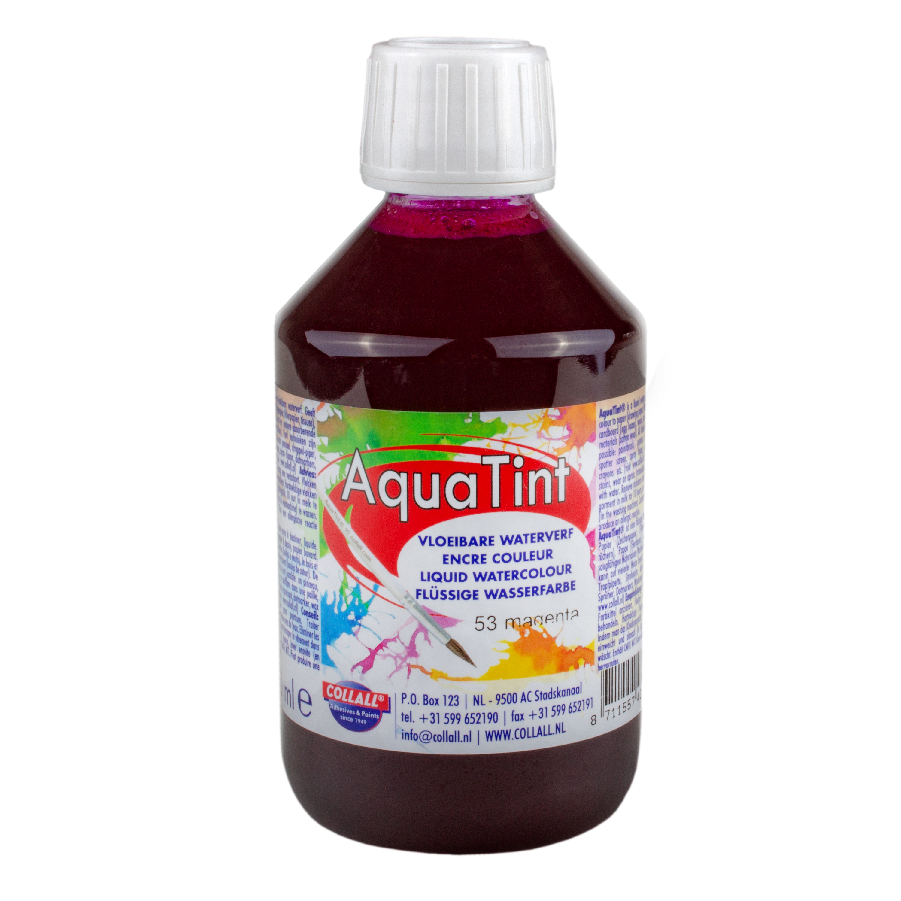 AquaTint 'pink', hochwertige Pigmentierung, 250 ml