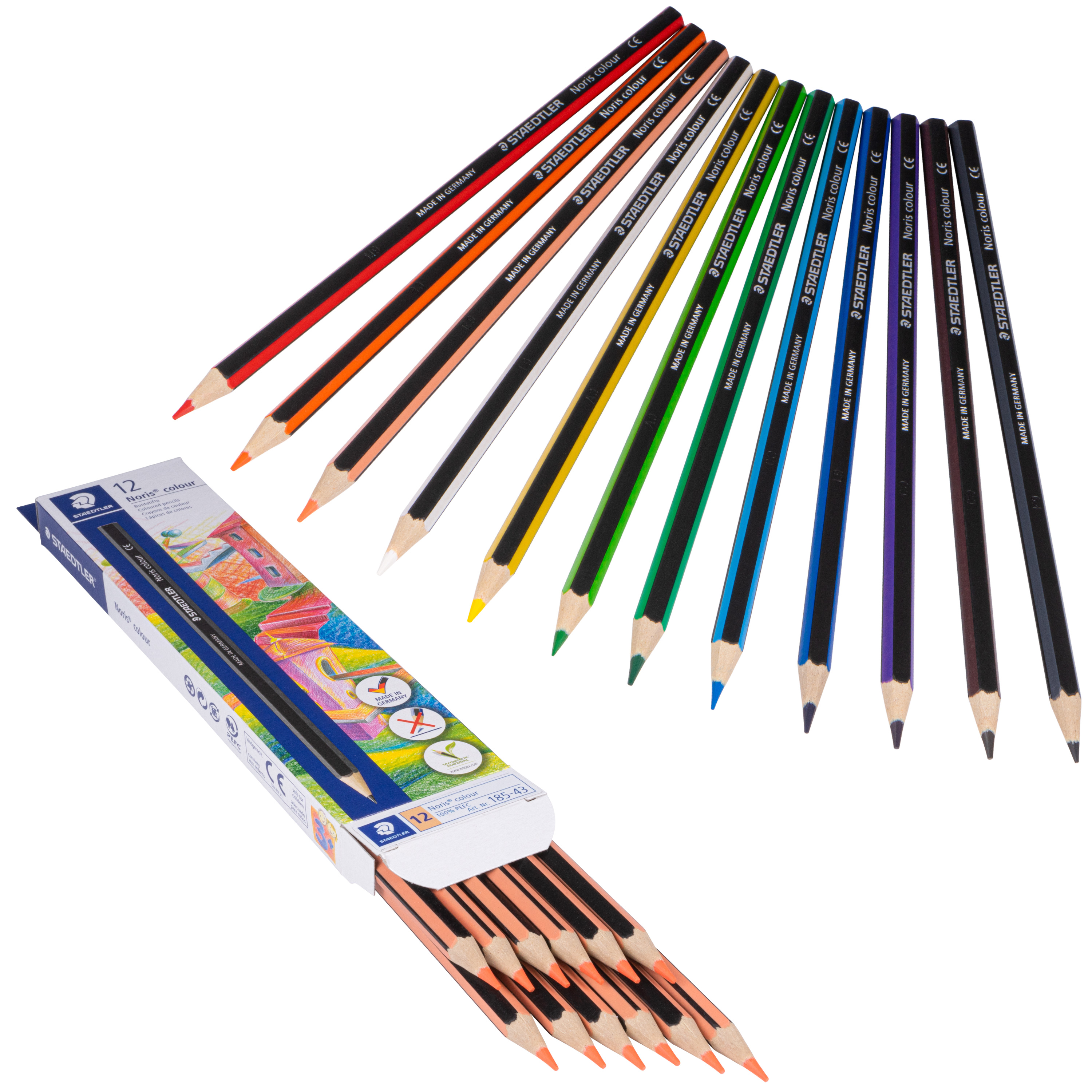 Staedtler 'Noris Colour' 12 Stifte in Einzelfarben