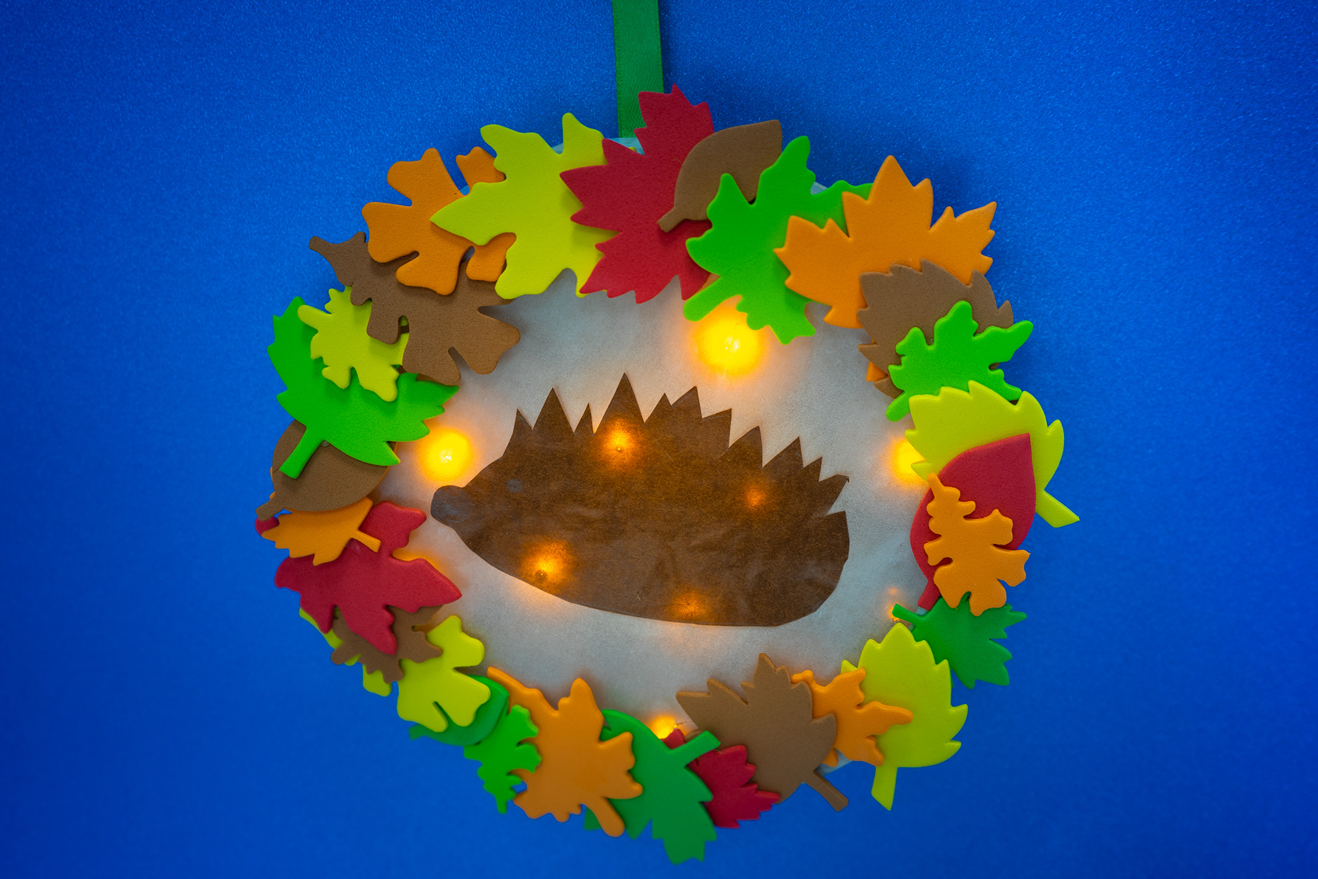 Leuchtbild für Fenster 'Herbst'