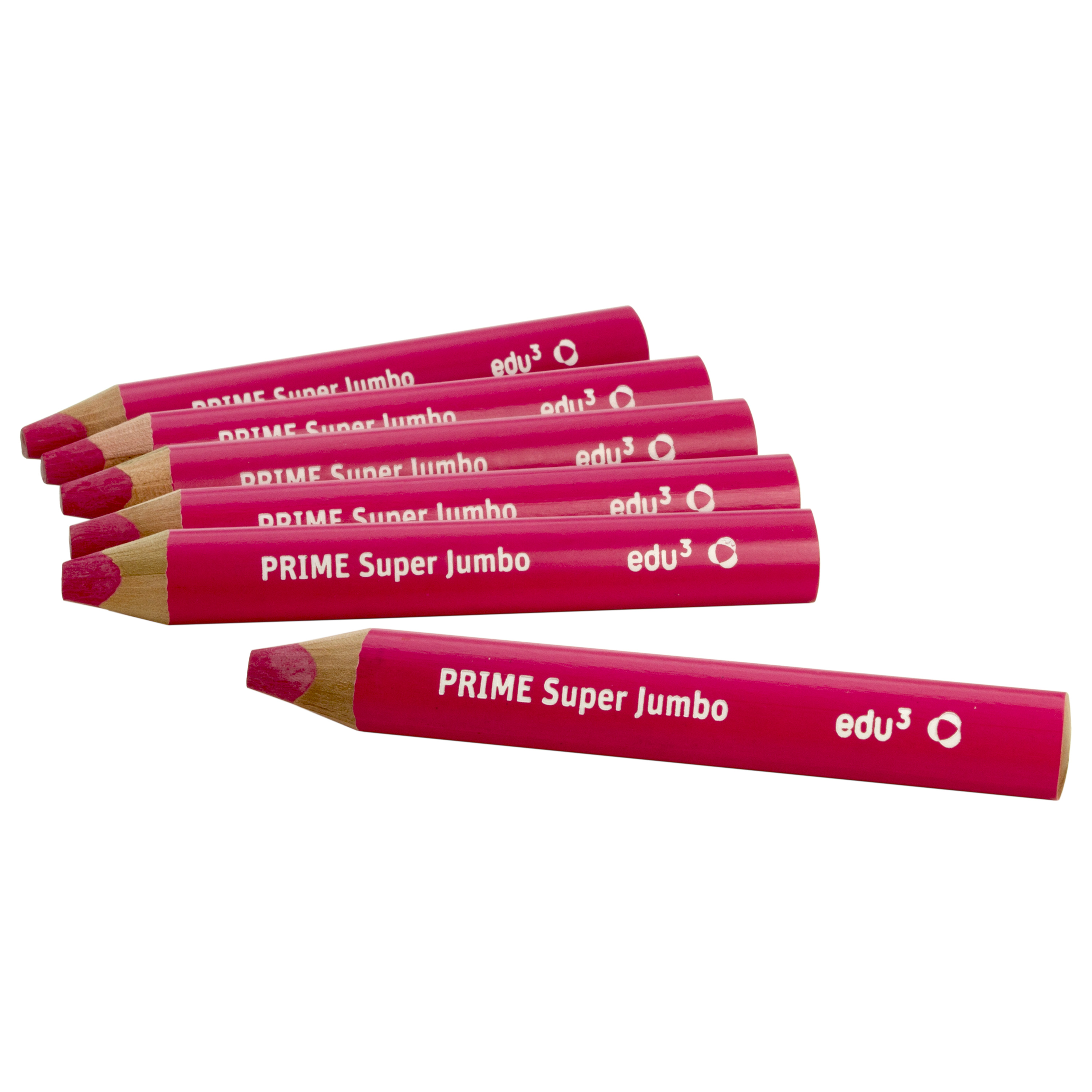 edu³ PRIME Super Jumbo '6er-Set', rosa