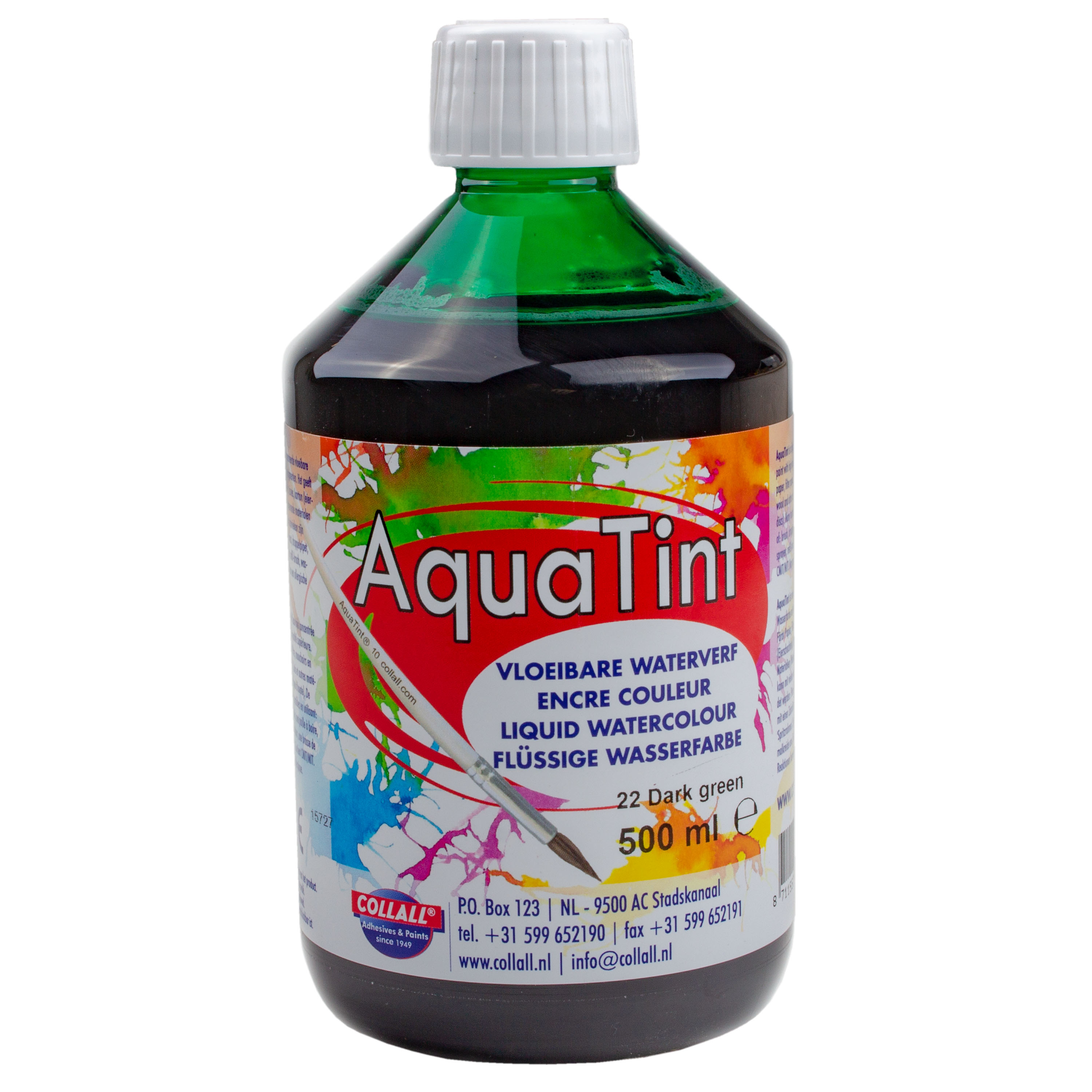 AquaTint 'grün', hochwertige Pigmentierung, 500 ml