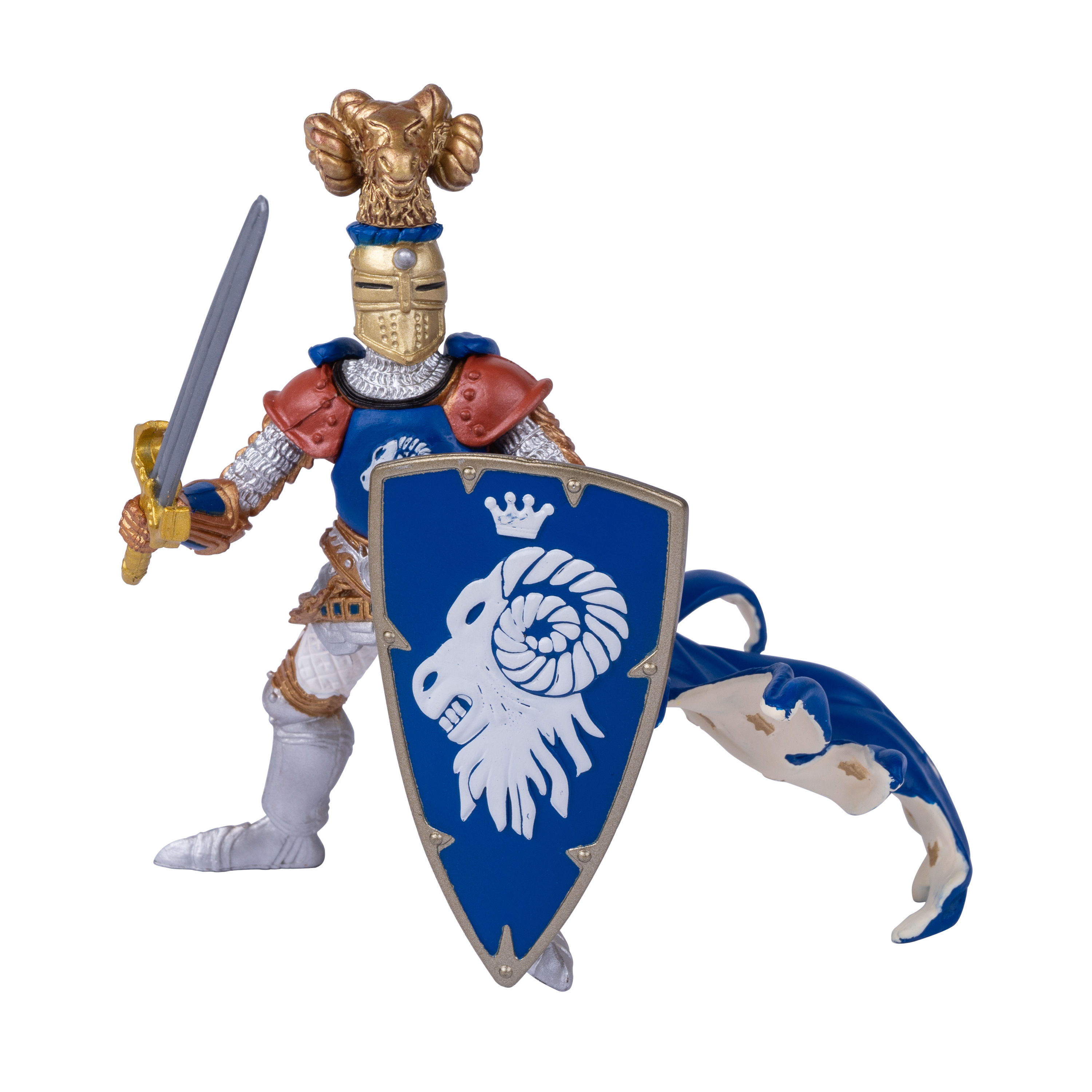 Papo Spielfigur 'Ritter mit Widder-Wappen'