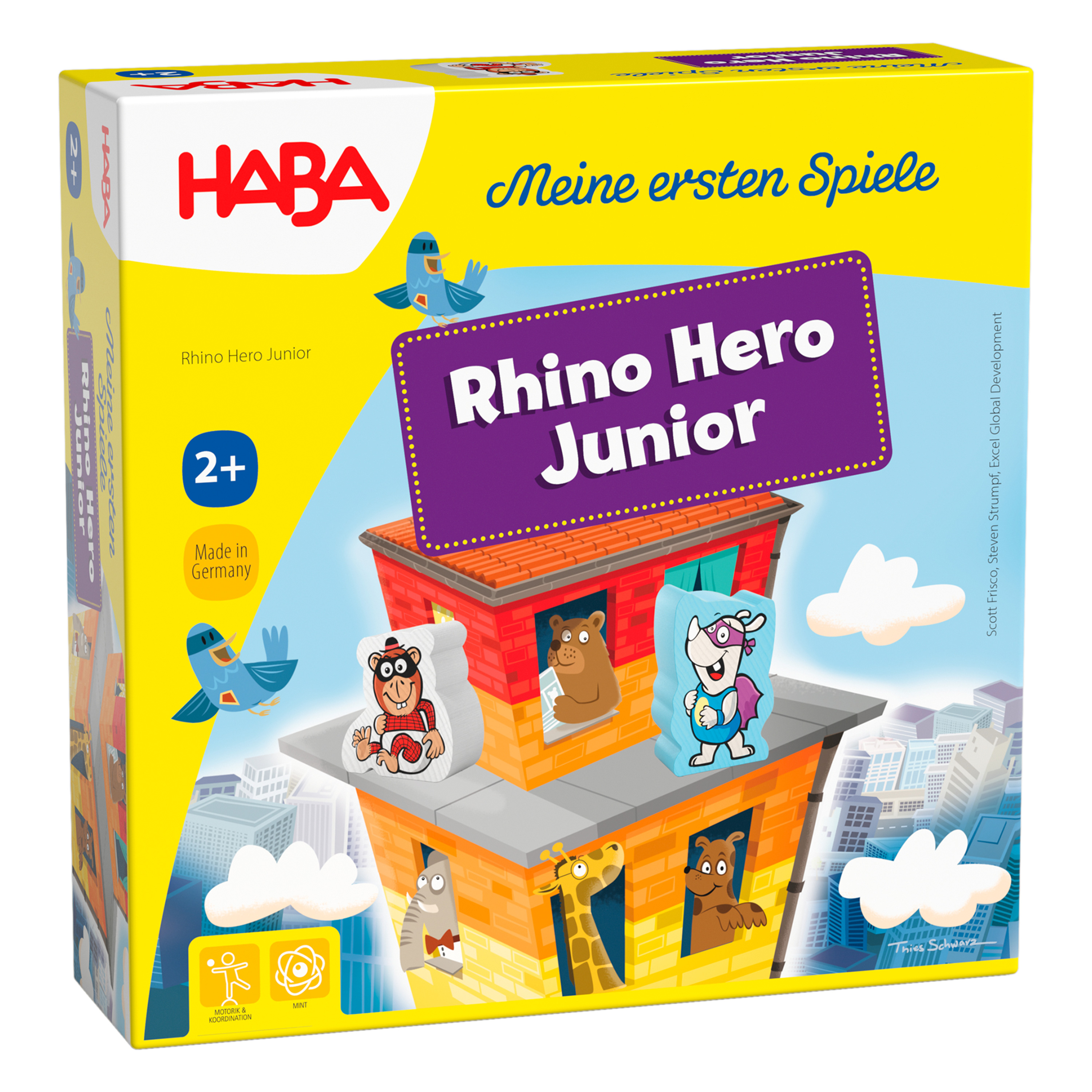 HABA Meine ersten Spiele – Rhino Hero Junior