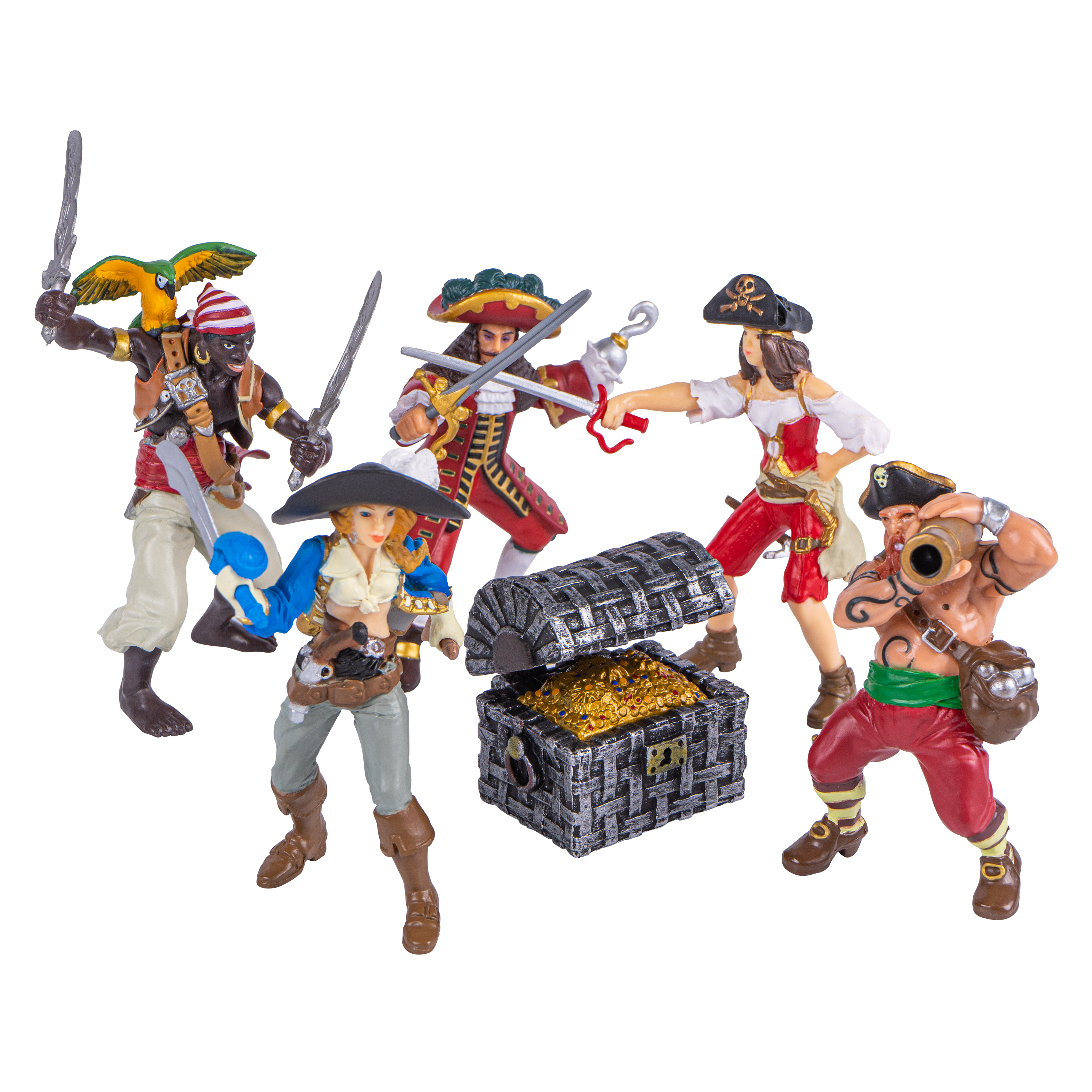 Spielfiguren-Set 'Piraten', 6-teilig