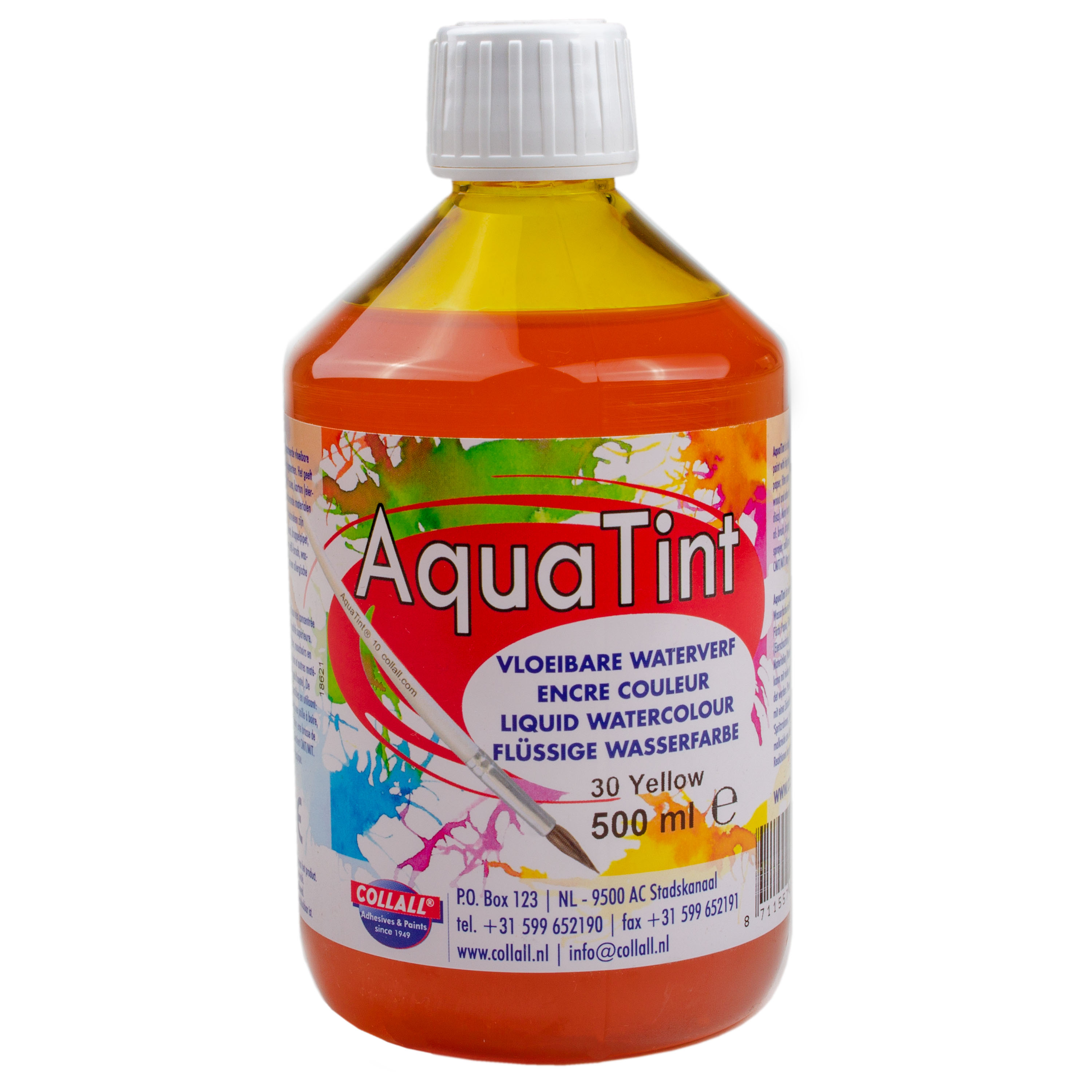 AquaTint 'gelb', hochwertige Pigmentierung, 500 ml