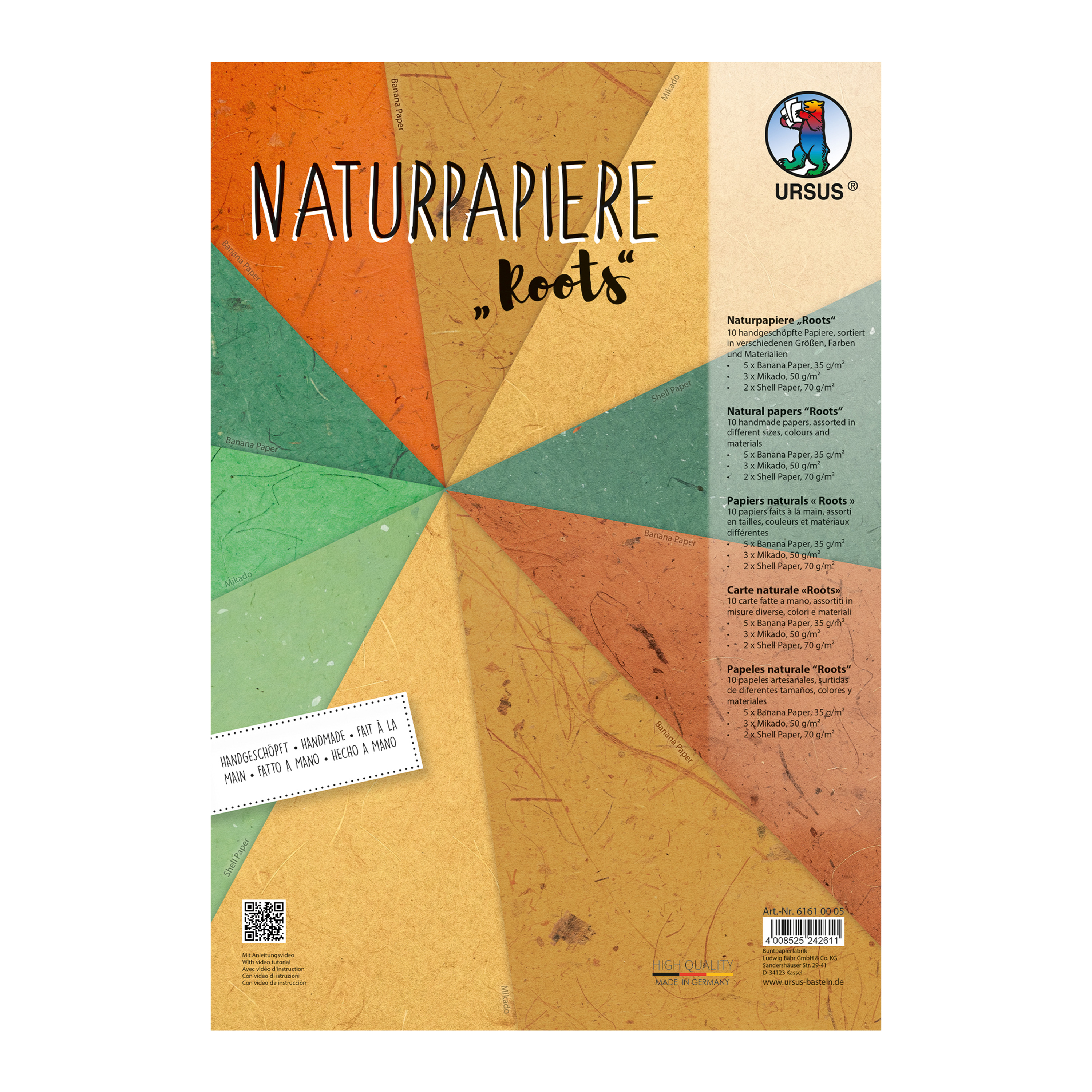 Naturpapier 'Roots'