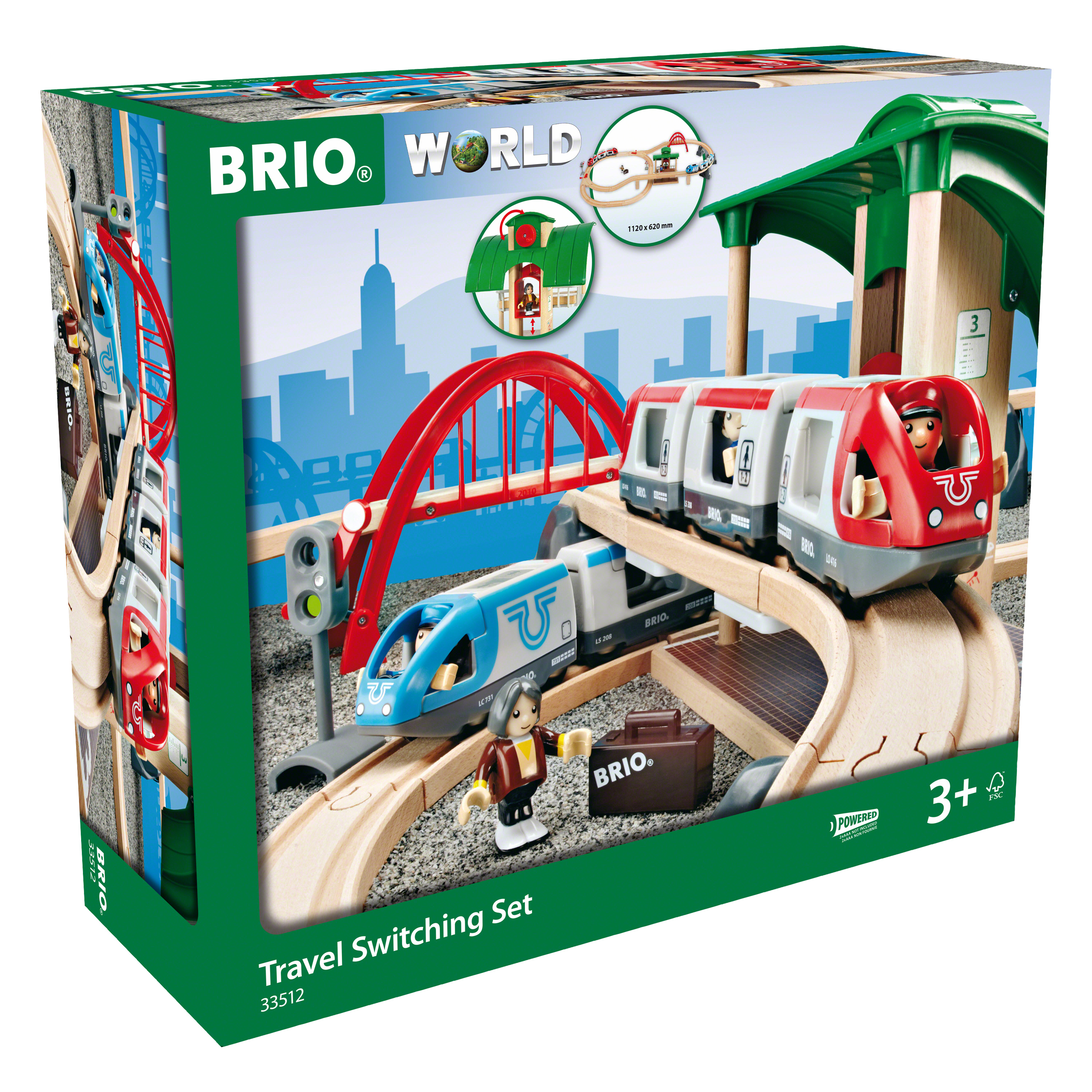 Brio 'Großes Bahn Reisezug-Set', 42 Teile