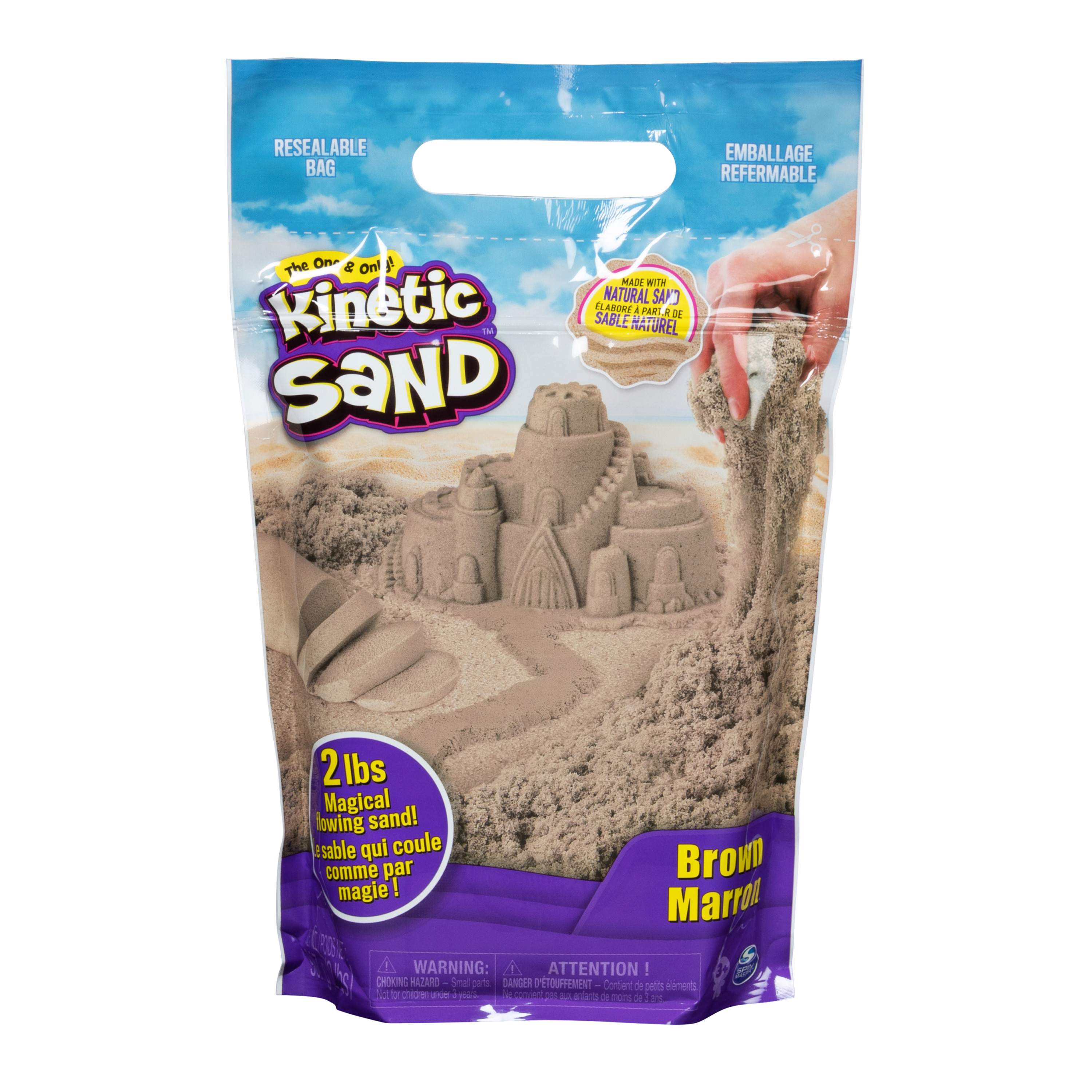 Kinetic Sand 'Color - braun', 0,9 kg Beutel
