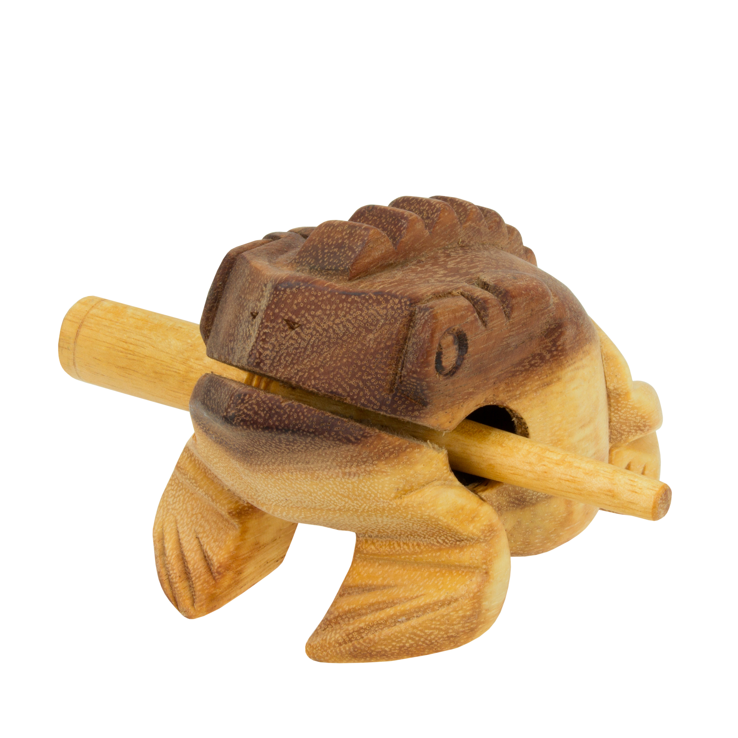 Maxi Klangfrosch aus Holz, 14,5 cm