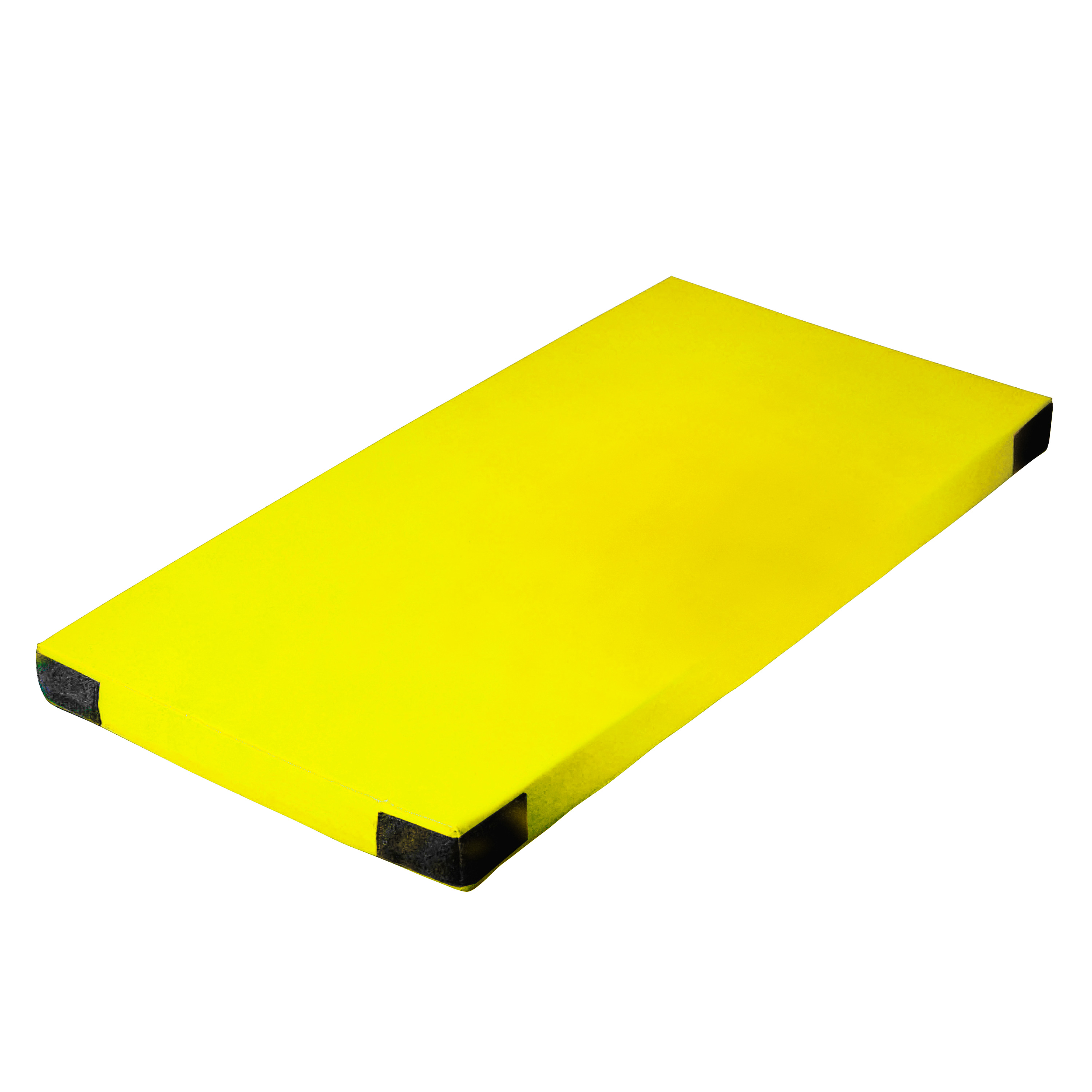 SuperLeichtturnmatte mit Klettecken,150x100x6 cm, 6 kg, gelb