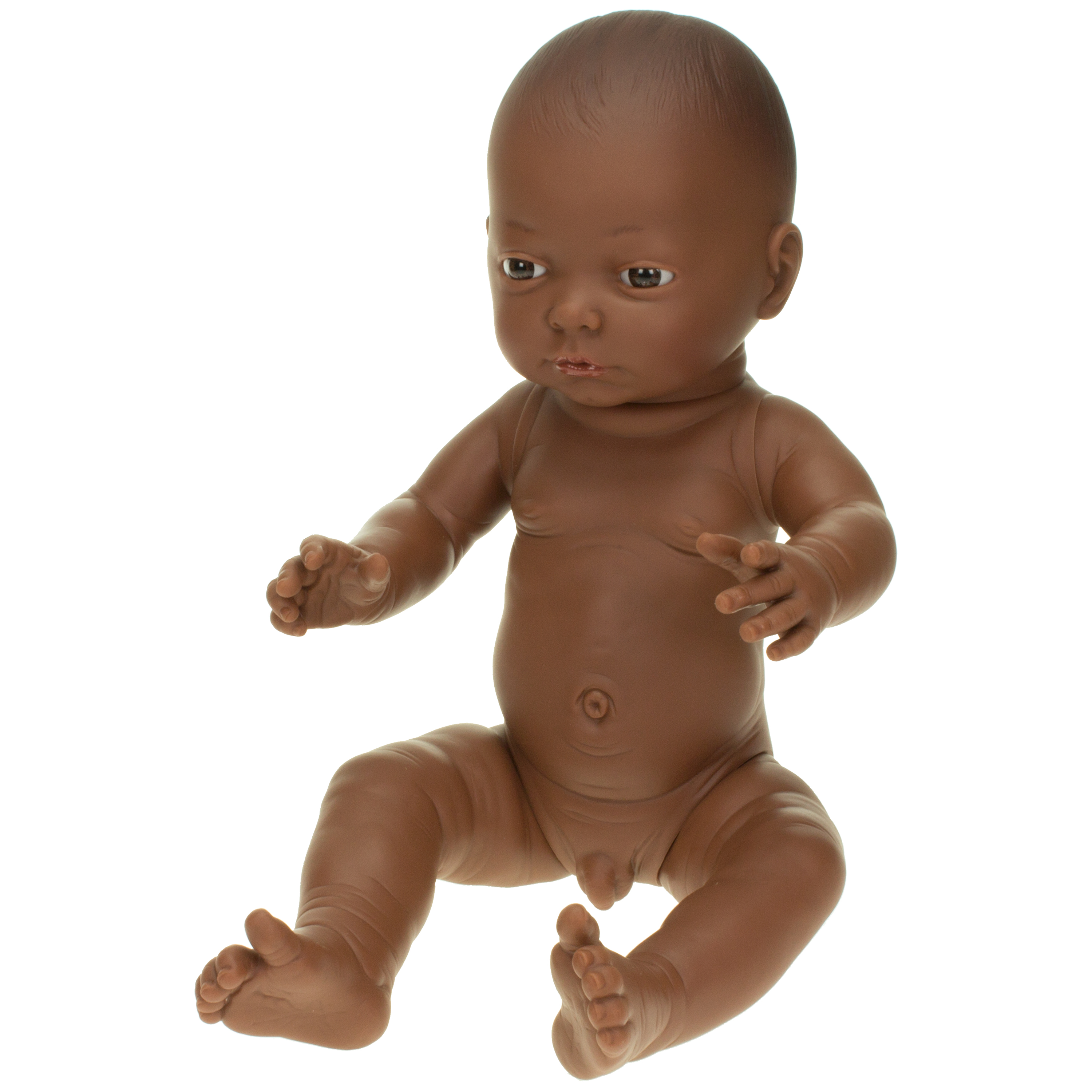 Babypuppe Junge 'afrikanisch', 42 cm