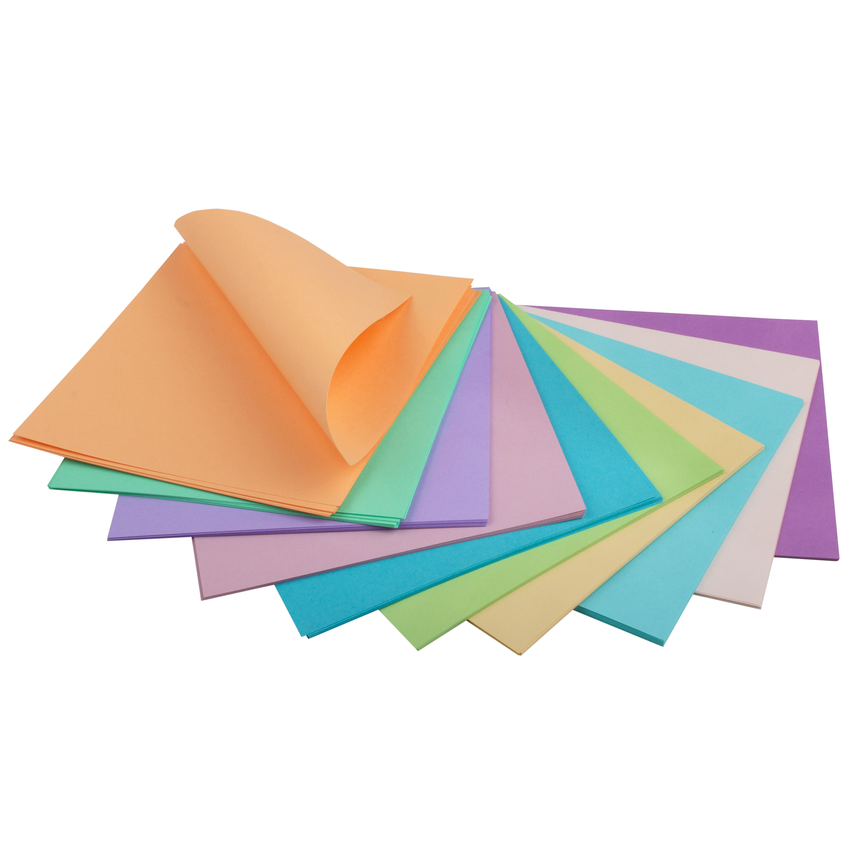 Origami Faltblätter 'Pastell', 20 x 20 cm