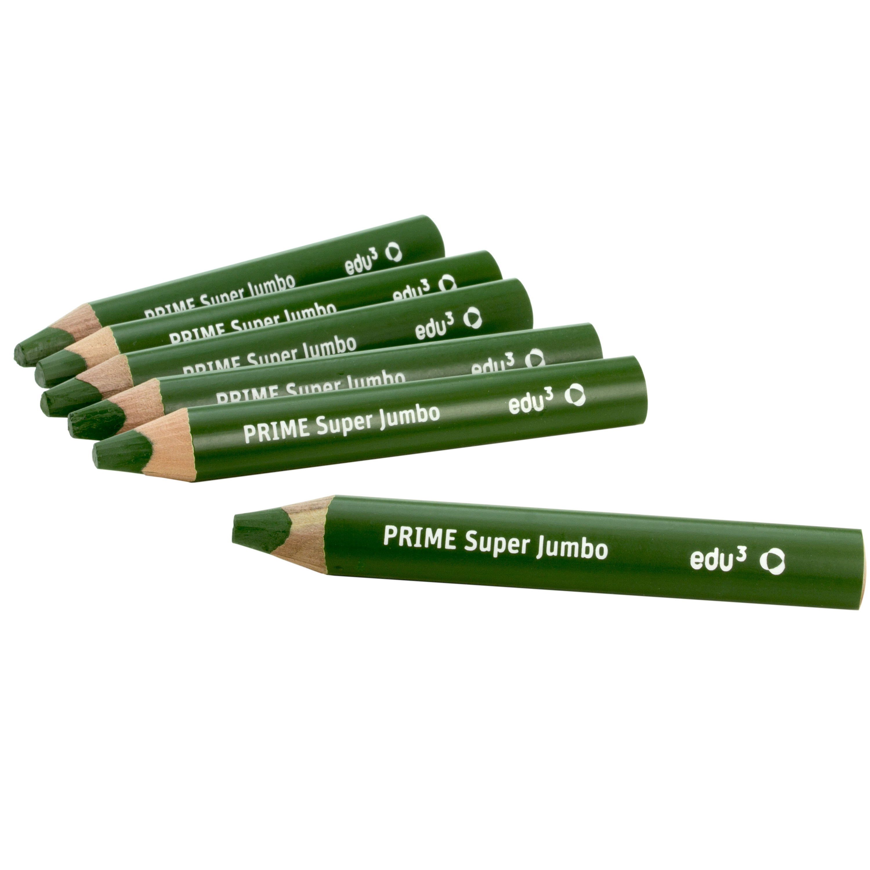 edu³ PRIME Super Jumbo '6er-Set', grün