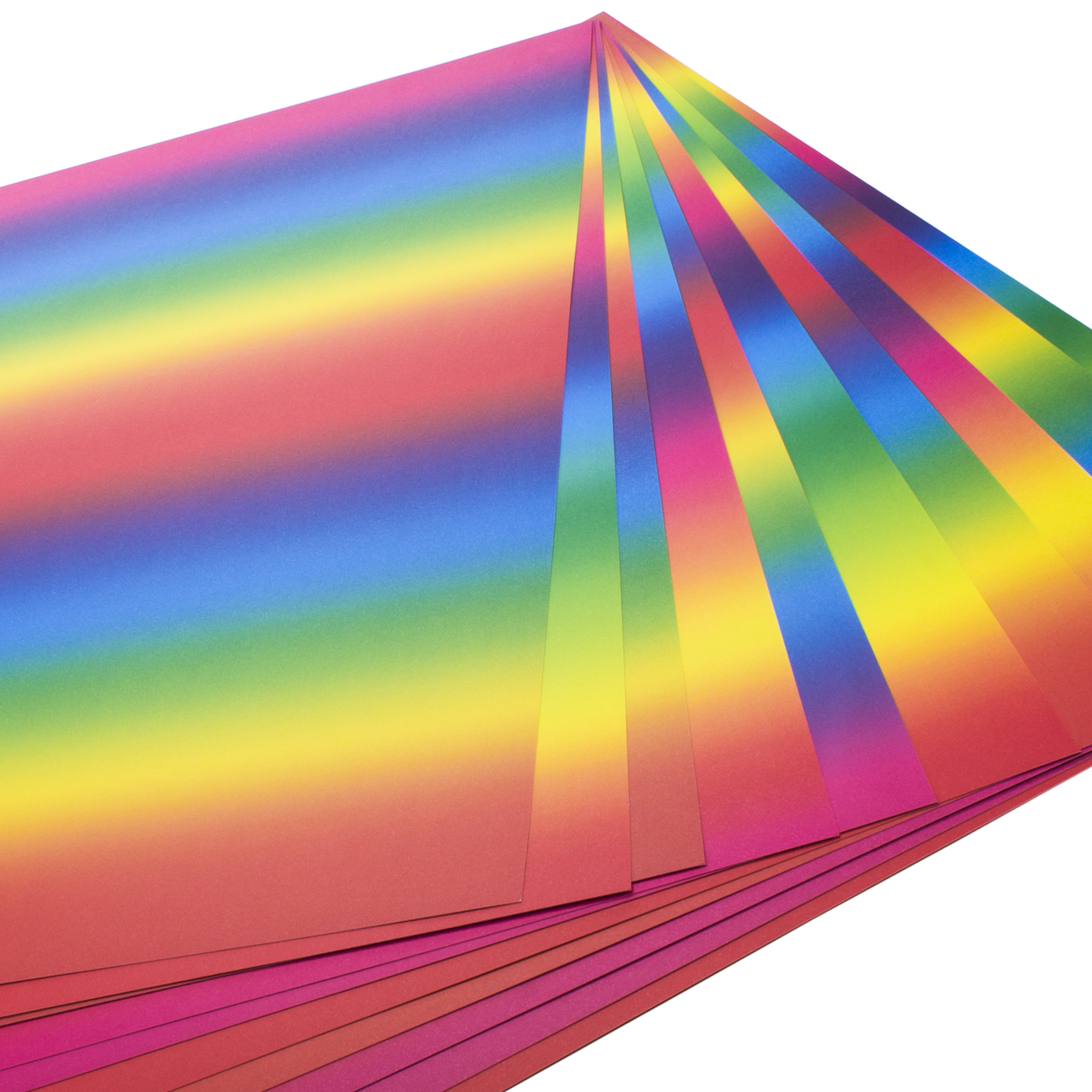 Regenbogenkarton matt, 300 g/m², 50 x 70 cm, 10 Bögen