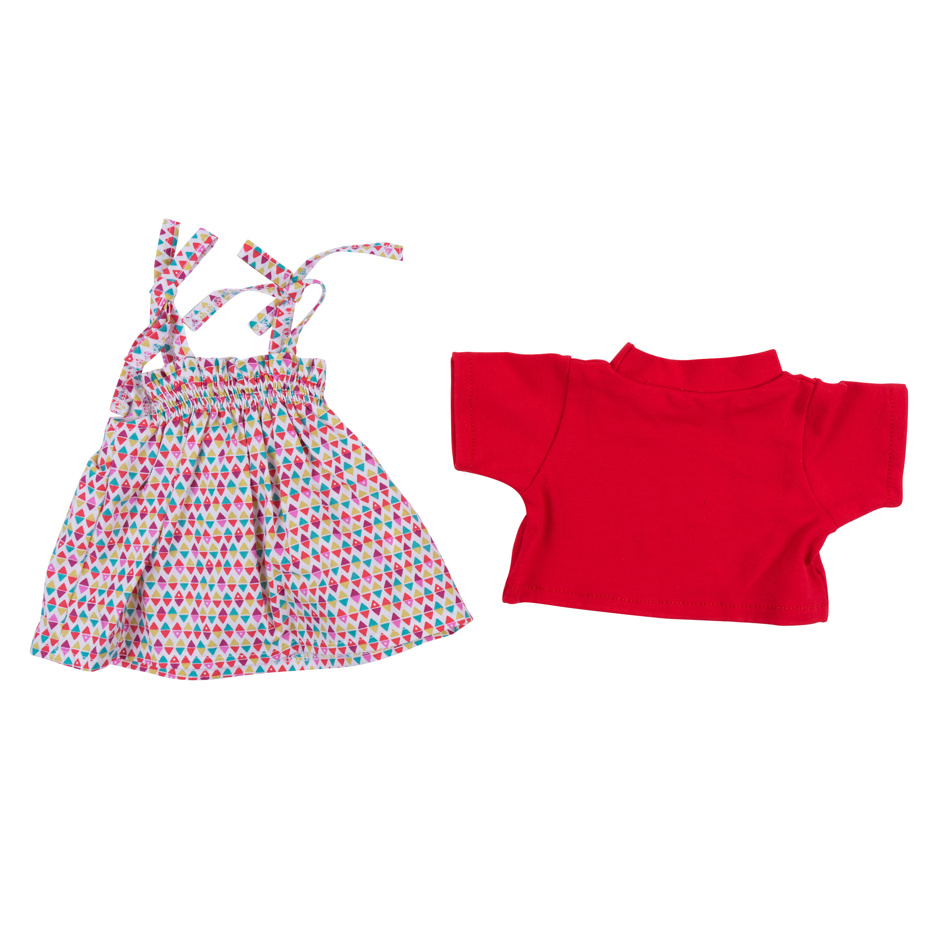 Puppen-Sommerkleidung mit Kleid, Gr. 38 - 42 cm