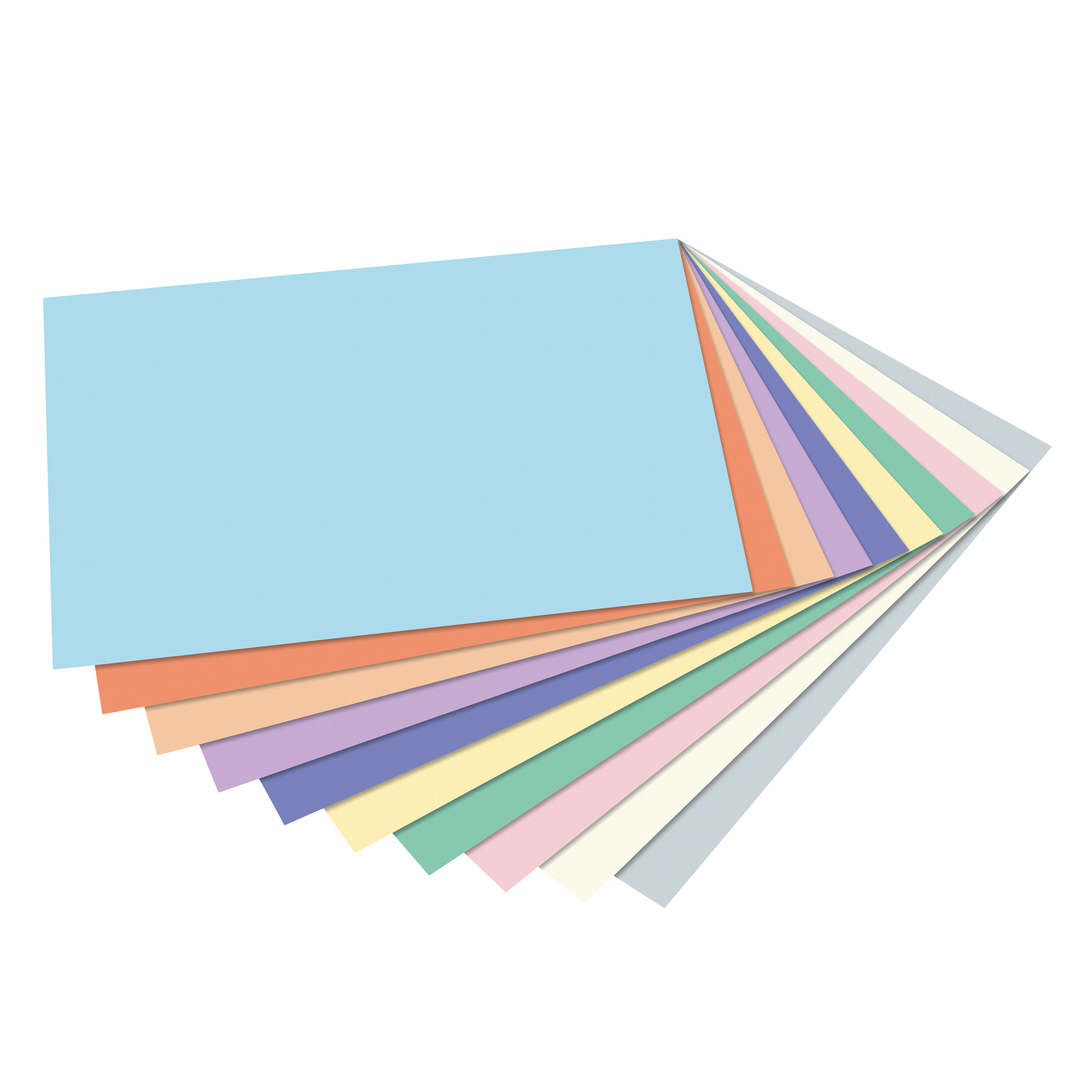 Fotokarton 'Pastell', 300 g/m², 50 x 70 cm, 10 Bögen