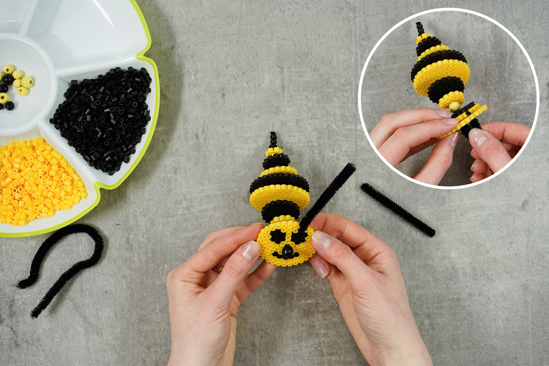 3D Bügelperlen-Biene 8