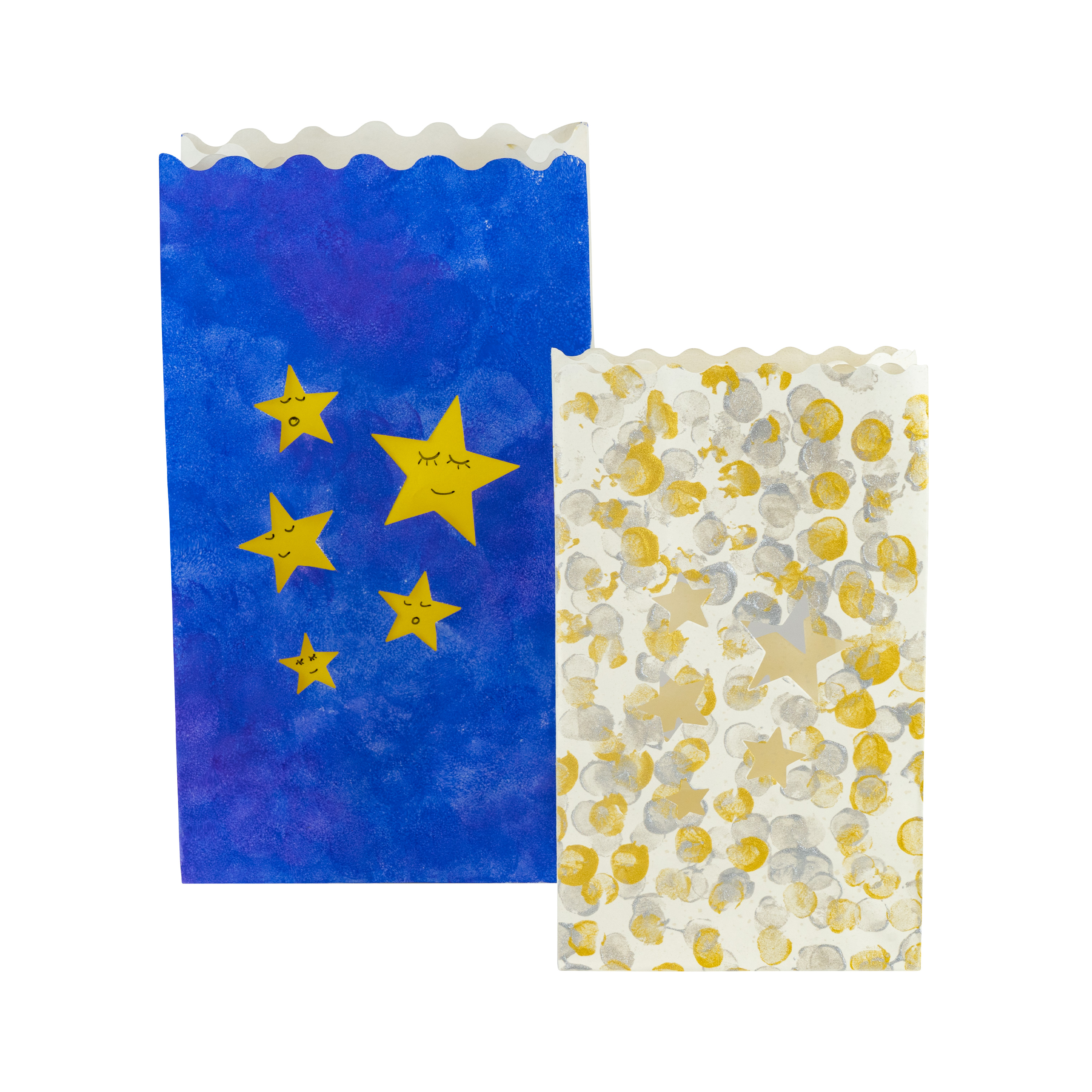 Papier-Lichtertüten Maxi 'Sterne', 5er-Set