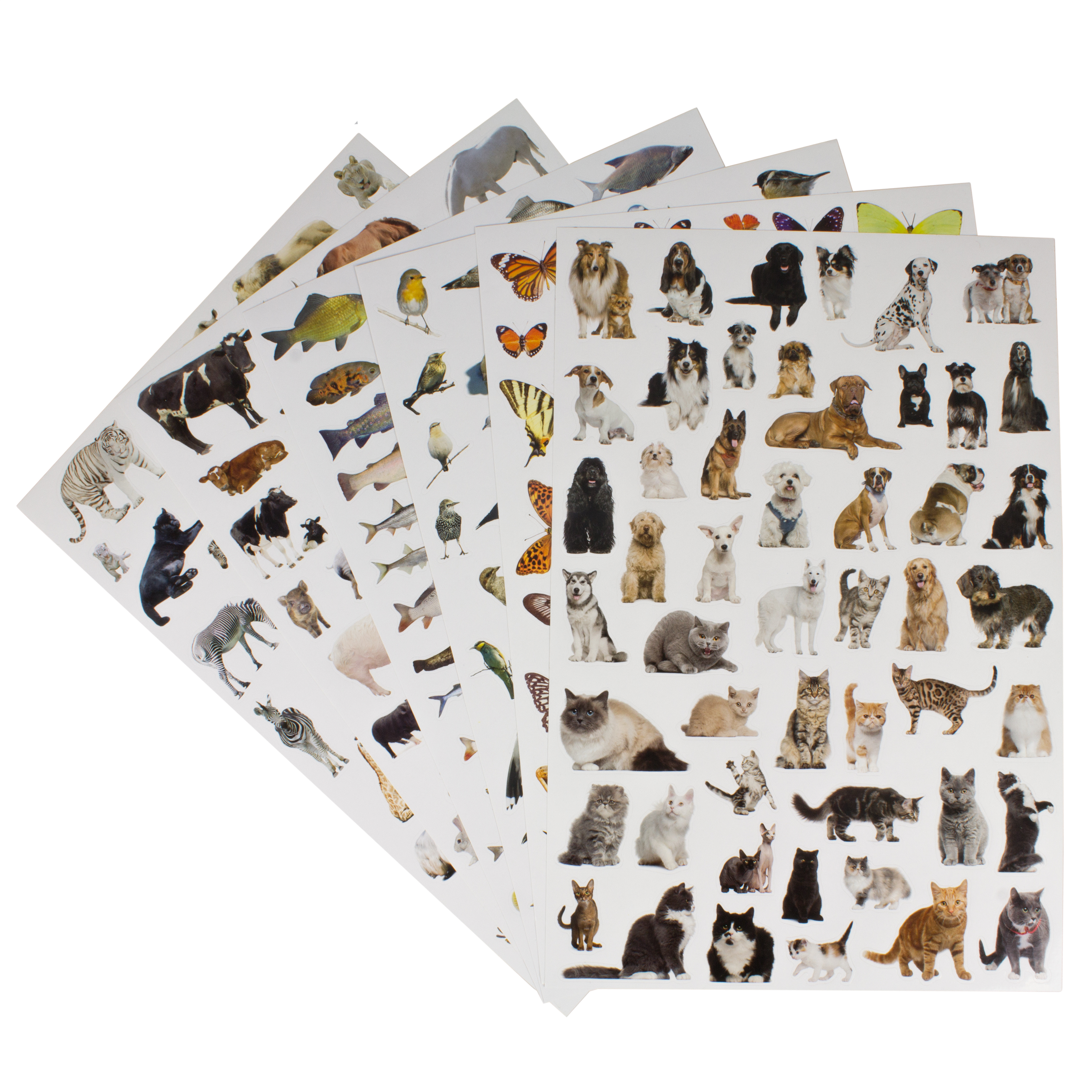 Motiv-Sticker 'Tiere', 300 Stück