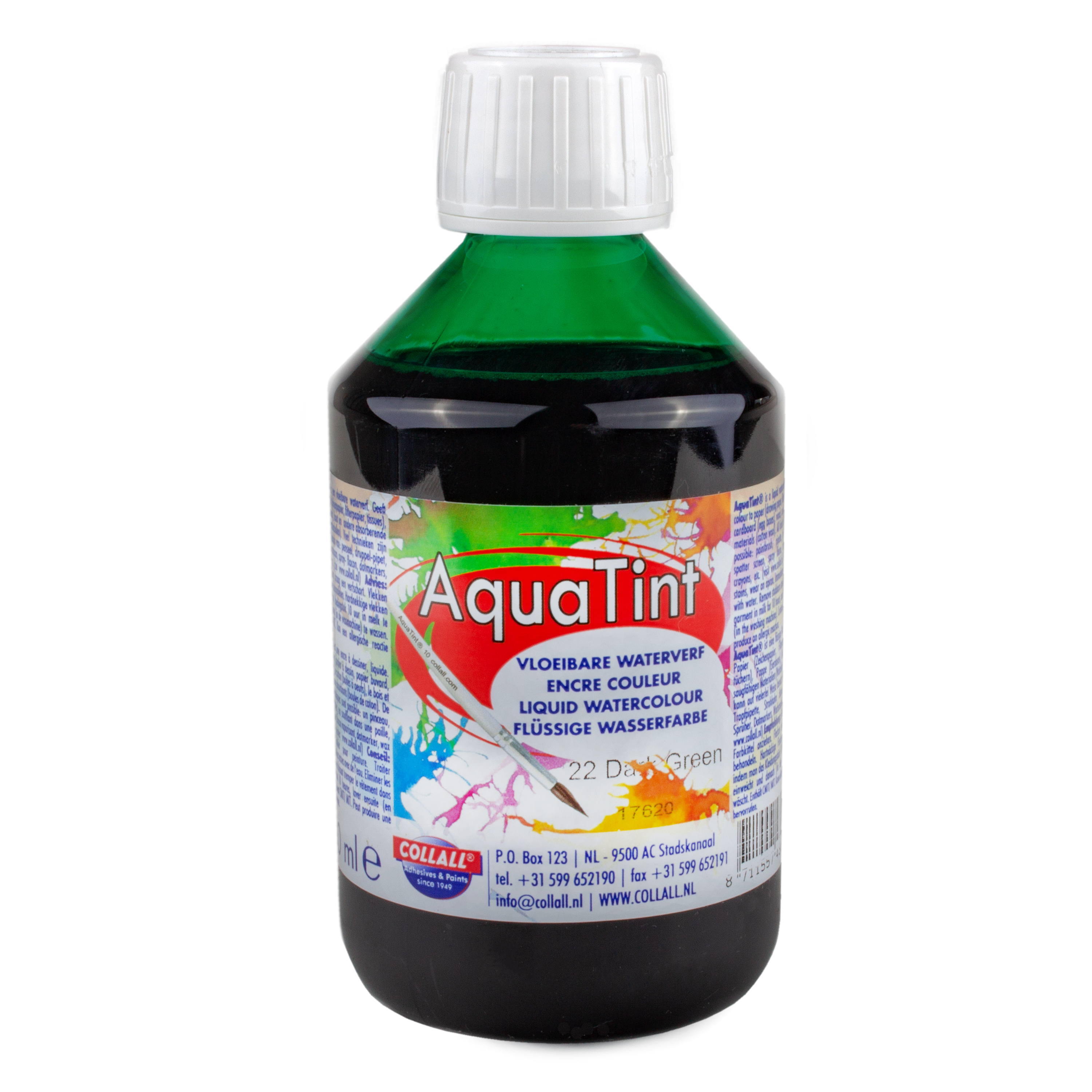 AquaTint 'grün', hochwertige Pigmentierung, 250 ml