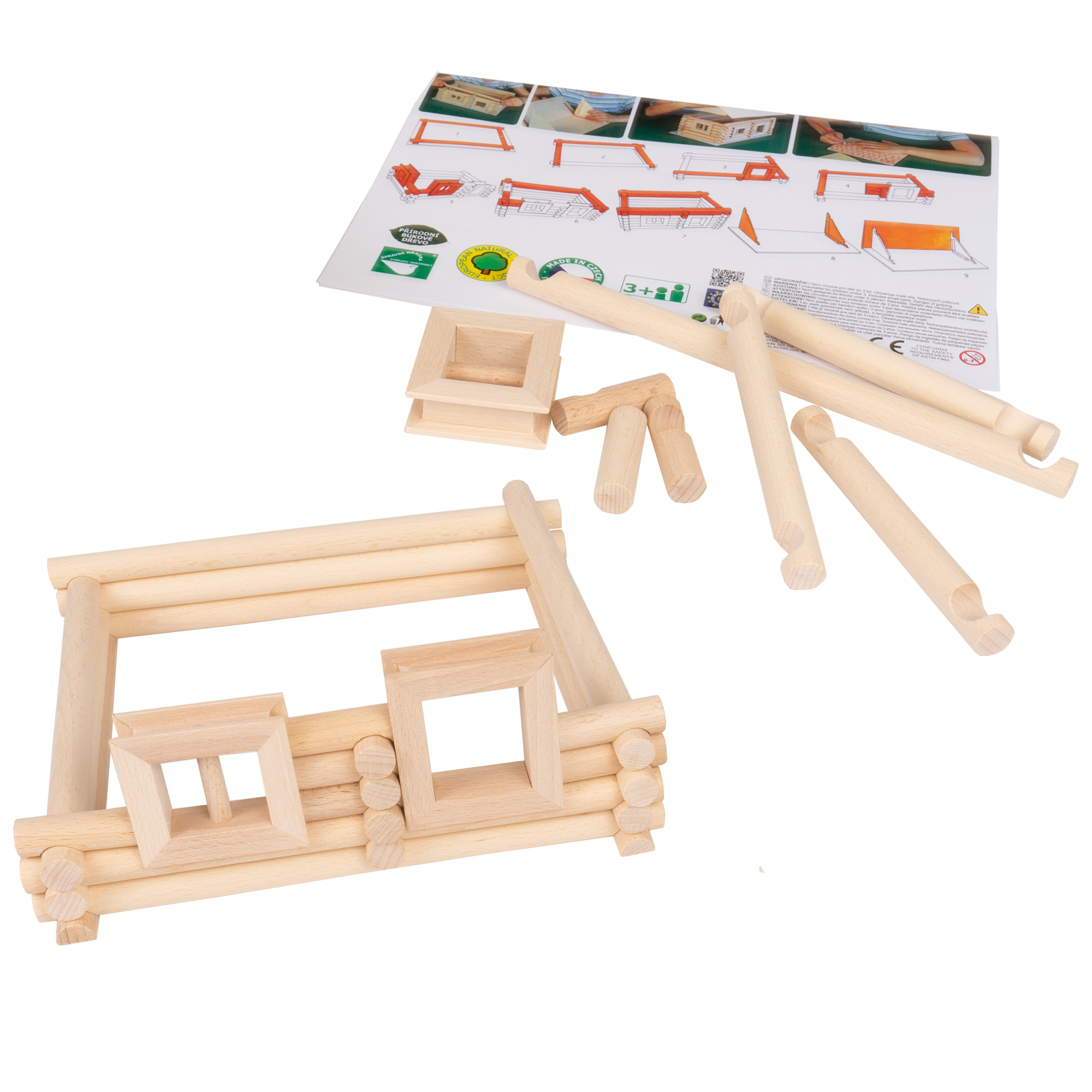 Holz-Bauset 'Vario Box', 450 Teile
