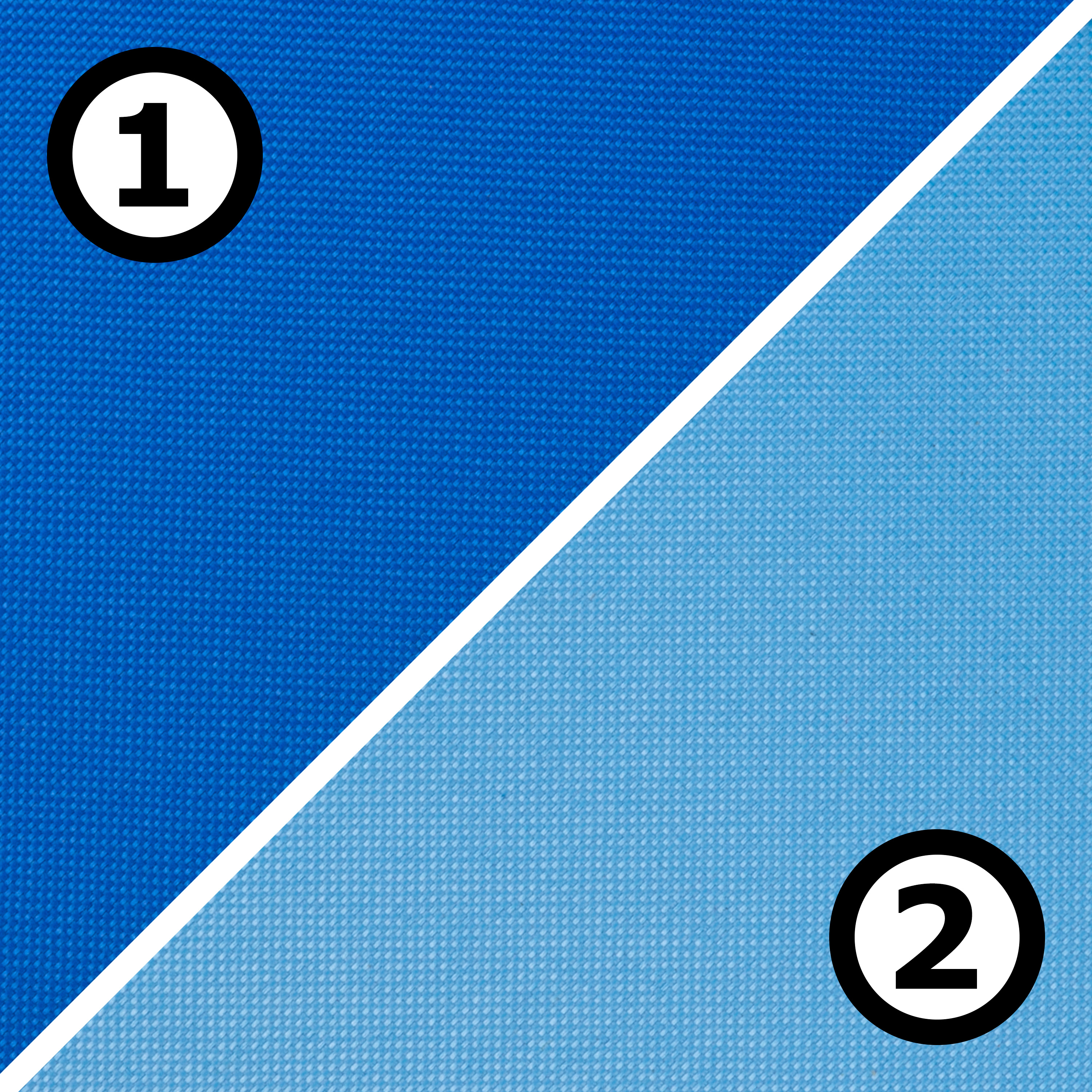 Hüpfpolster 80 x 120 cm blau/hellblau
