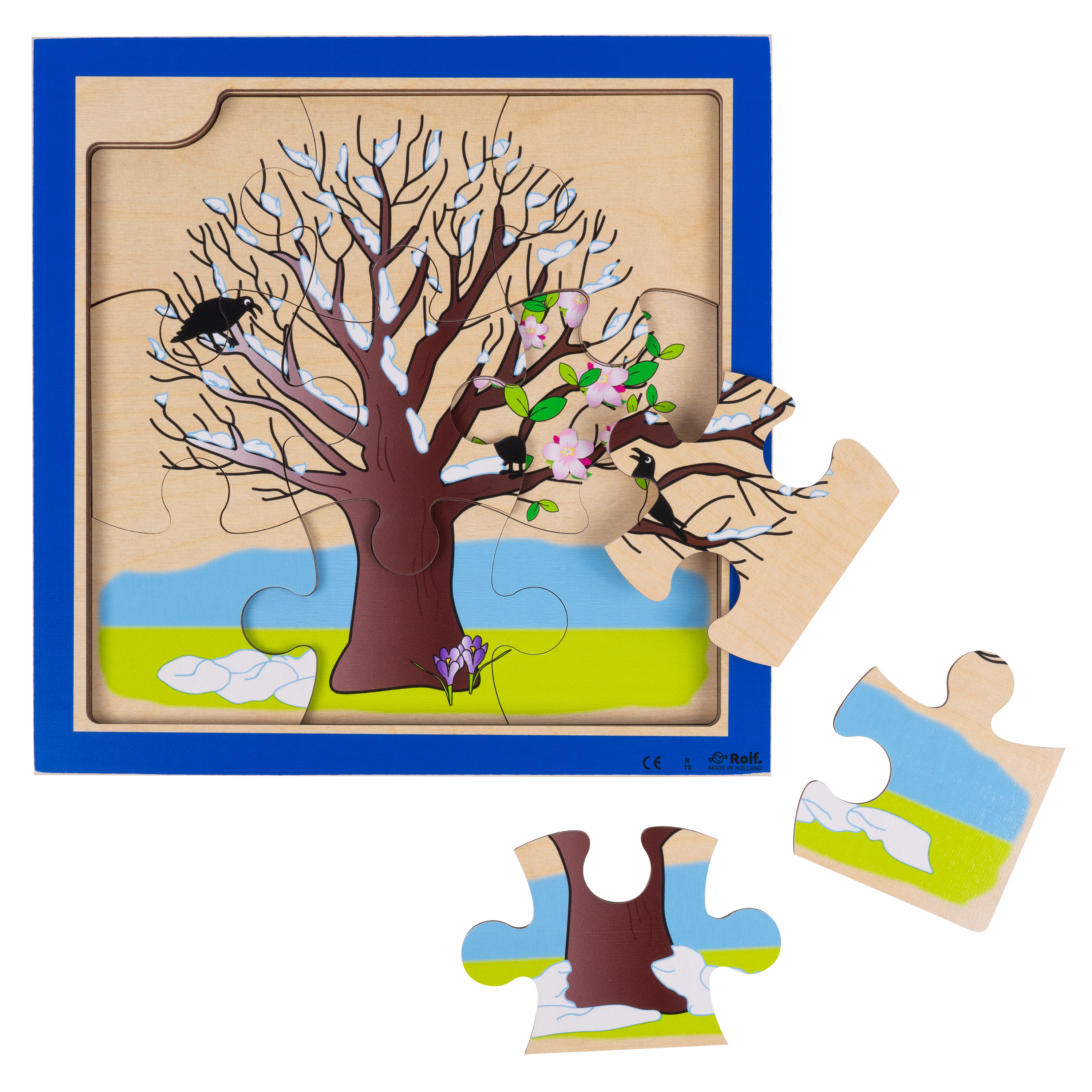 Lagen-Puzzle 'Jahreszeiten Baum'
