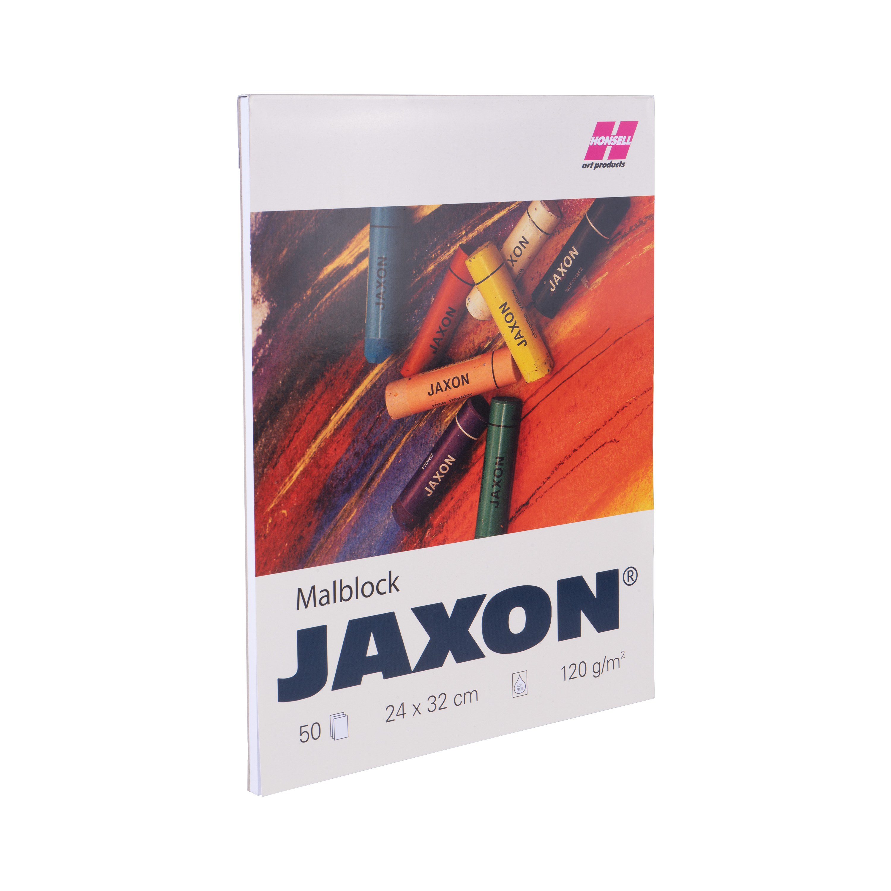 Jaxon Ölpastellkreidenblock 24 x 32 cm, 120 g/m², 50 Blatt