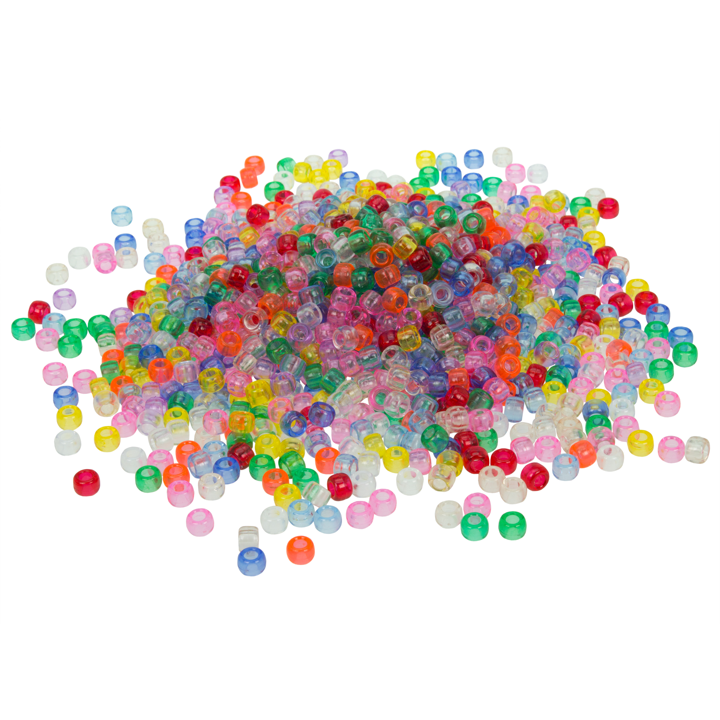1000 Kongo Beads 'Transparent', Ø 0,8 cm