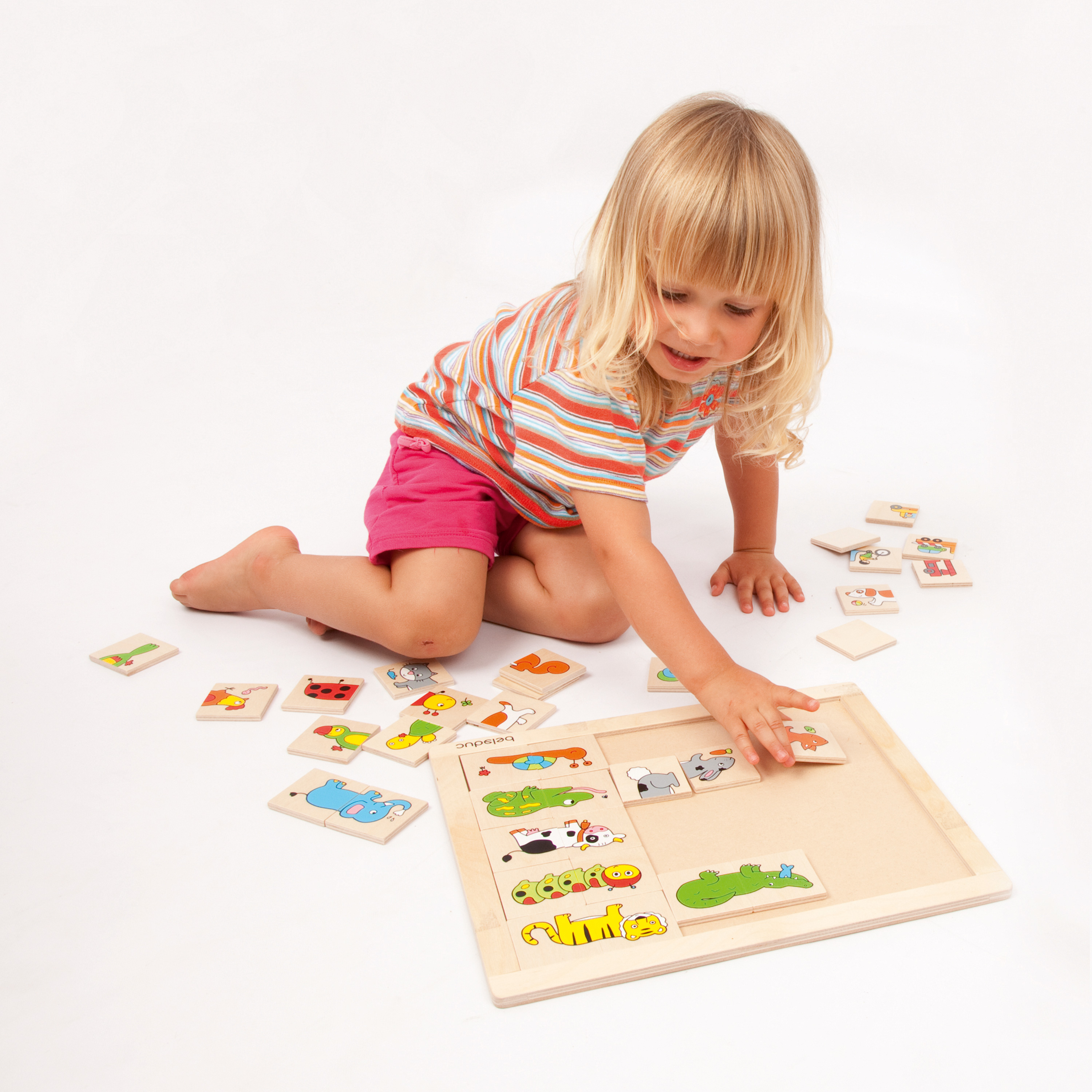 Match & Mix Puzzle Kinder, Holz, 30 Teile, ab 4 Jahre